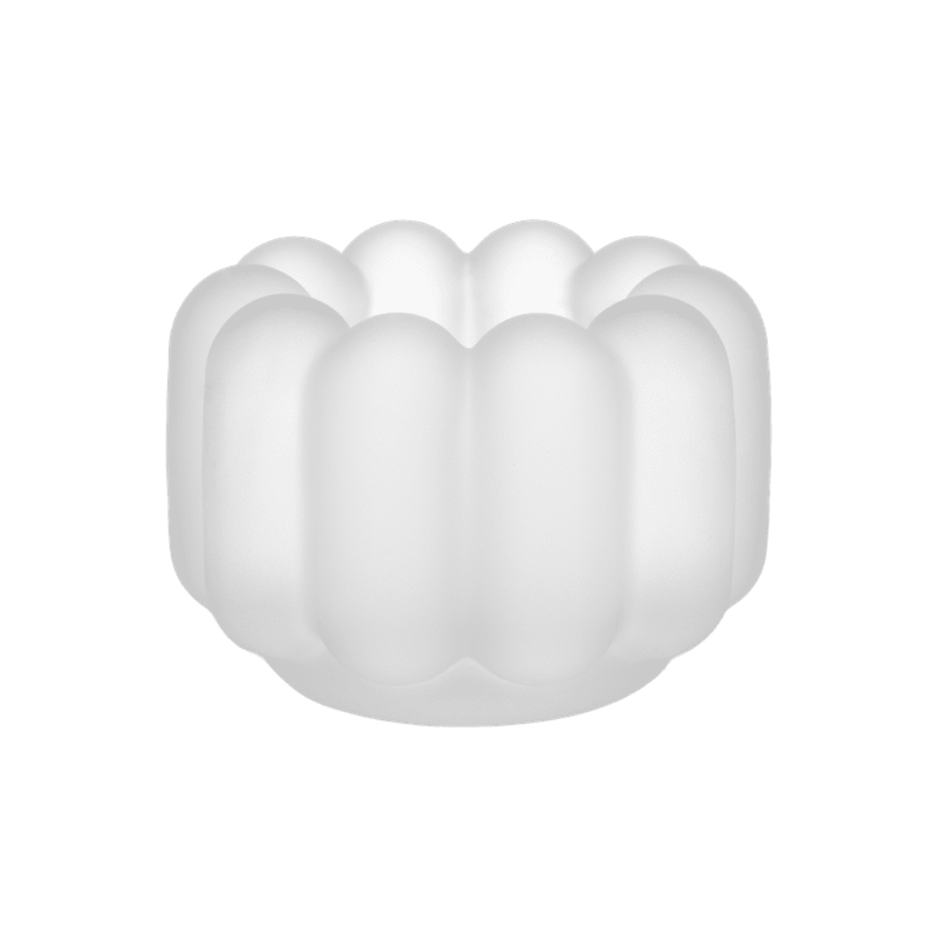 Kaarsenhouder PRESS mat glas