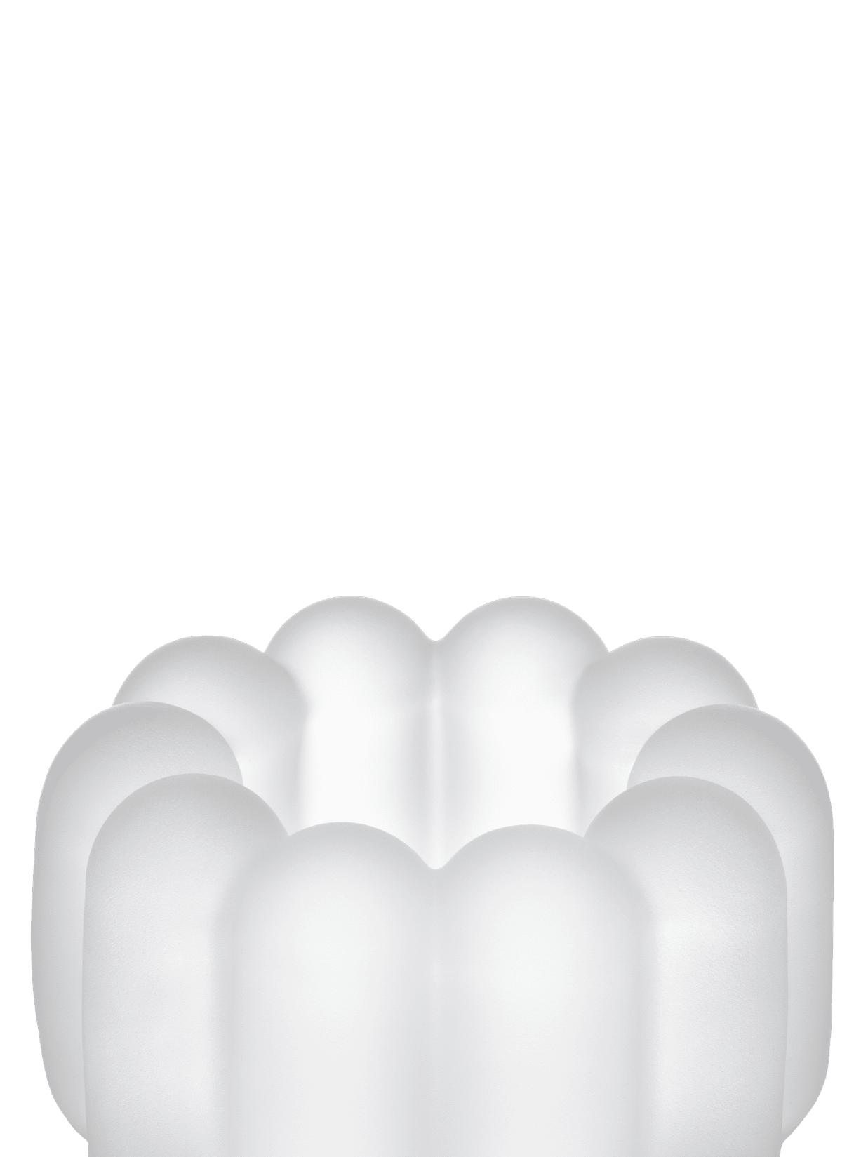 Kaarsenhouder PRESS mat glas