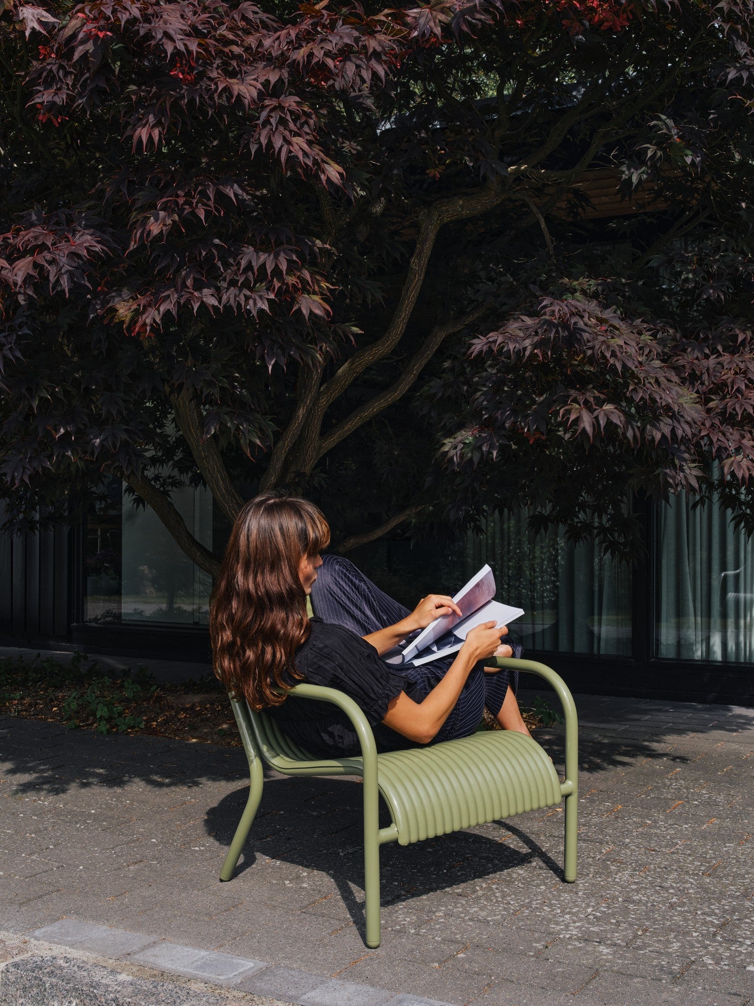 Buitenstoel GROOVE groen