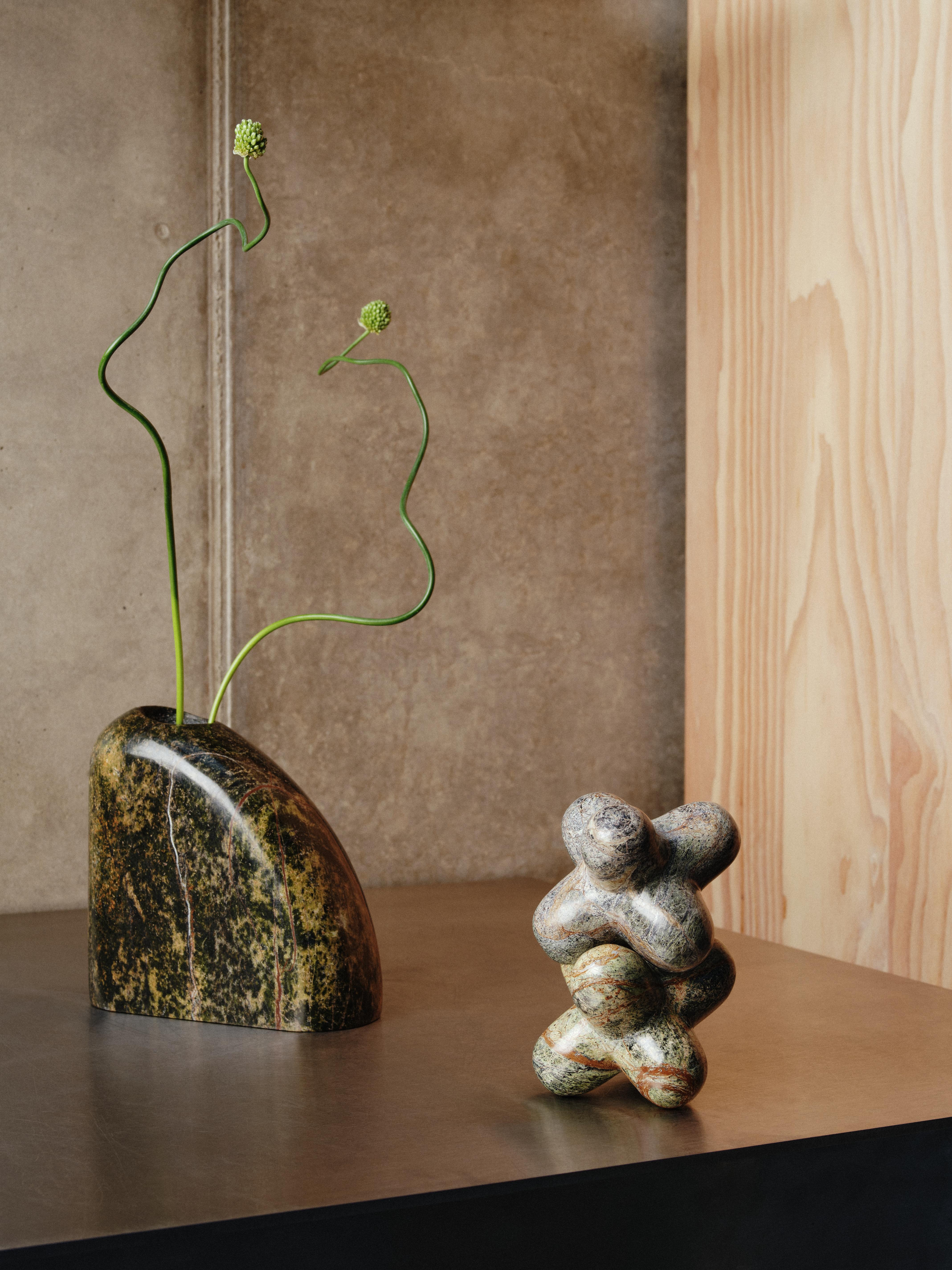 JACK Decoration in Forest Green Marble