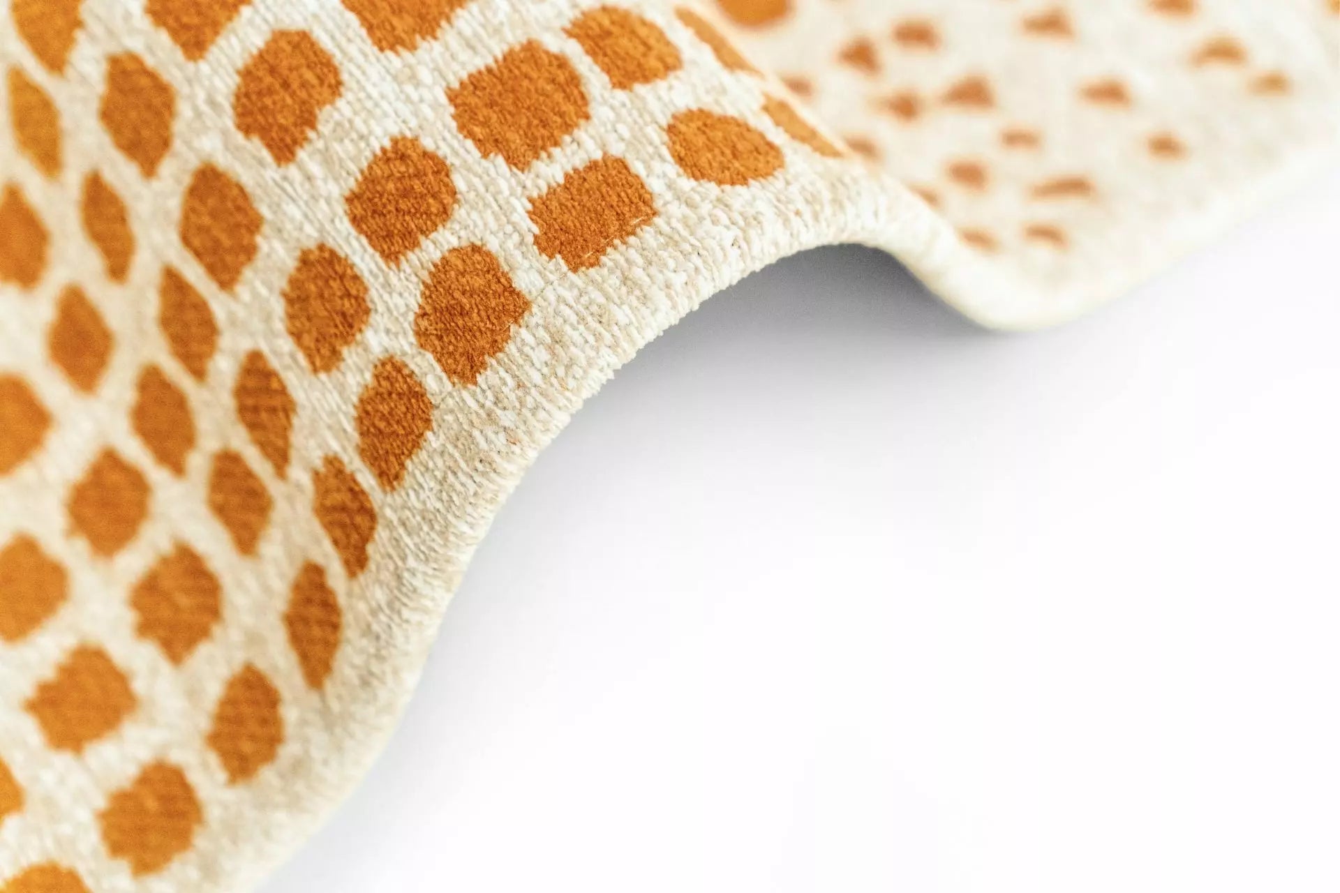 Beige ZEN tapijt met geel