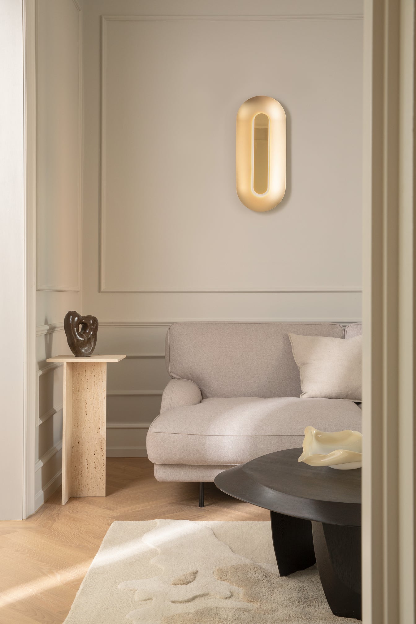 Wandlamp SASI messing