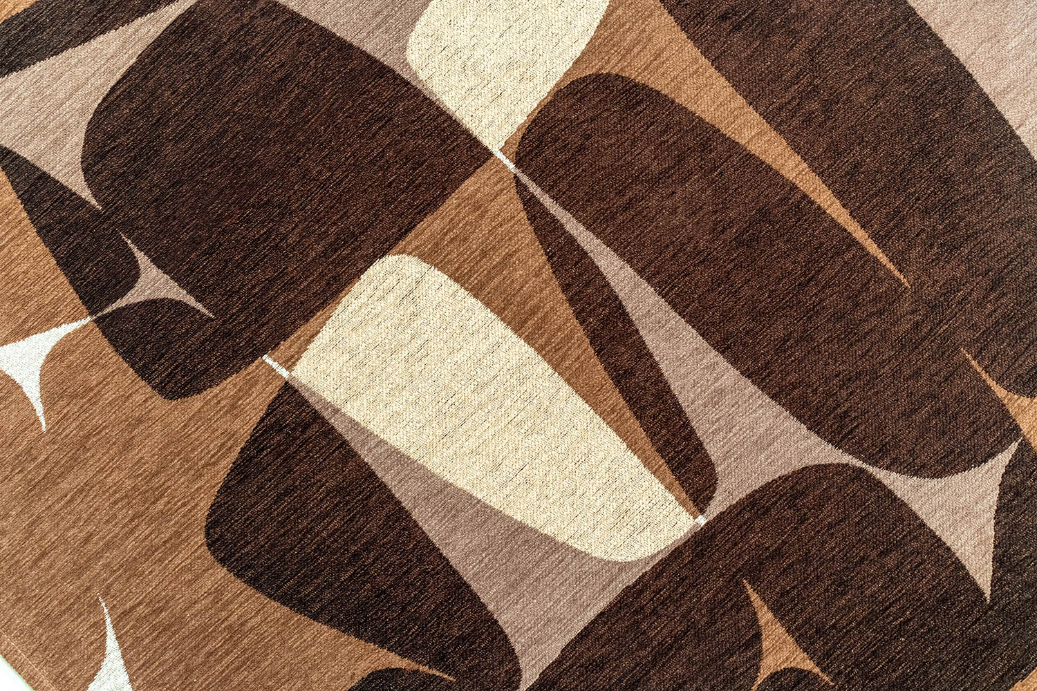 Teppich STONES beige mit braunem und kaffeefarbenem