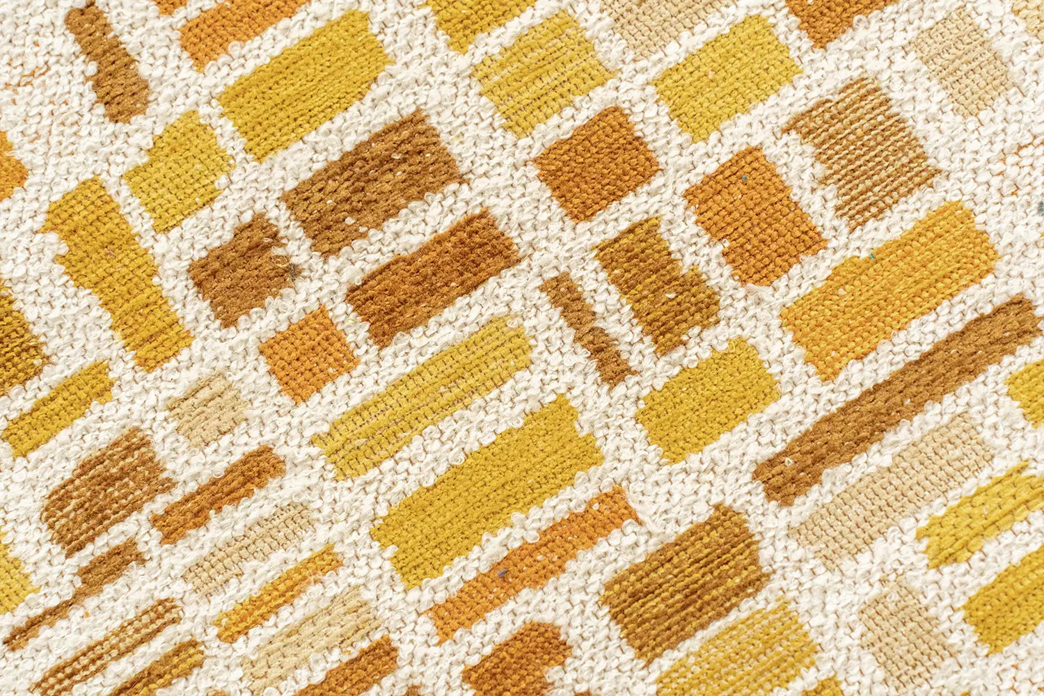 Teppich CUBIK beige mit Orange und Gelb