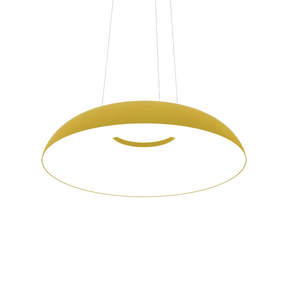 Hanglamp MAGGIOLONE geperst geel