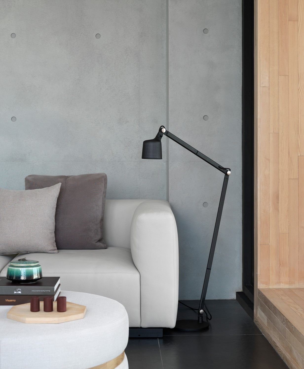 Floor lamp 525 black metal