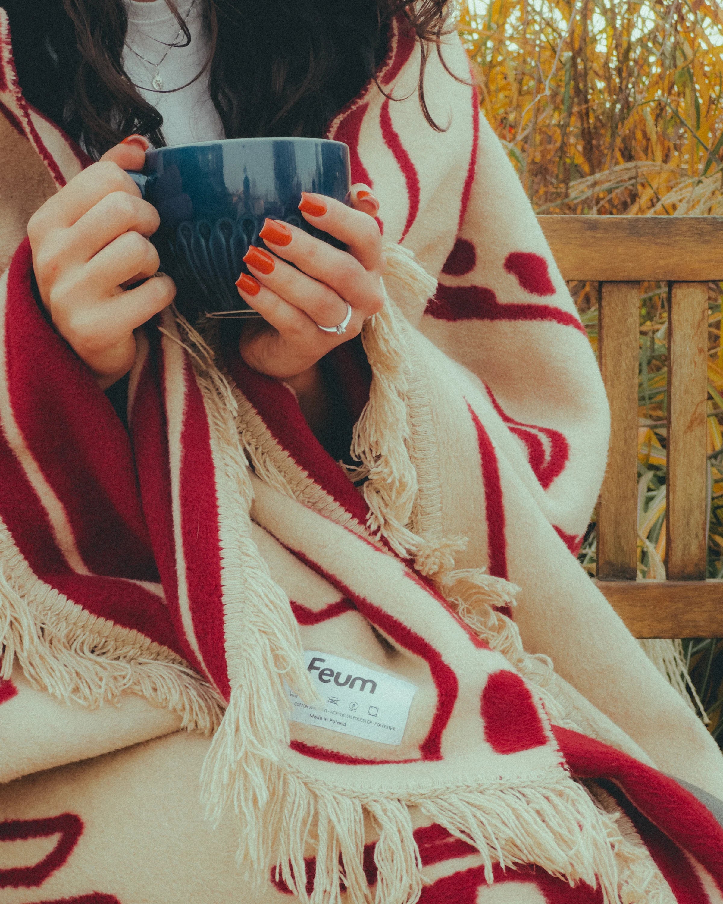 Koc PAWFECT sandbeige und bordeaux