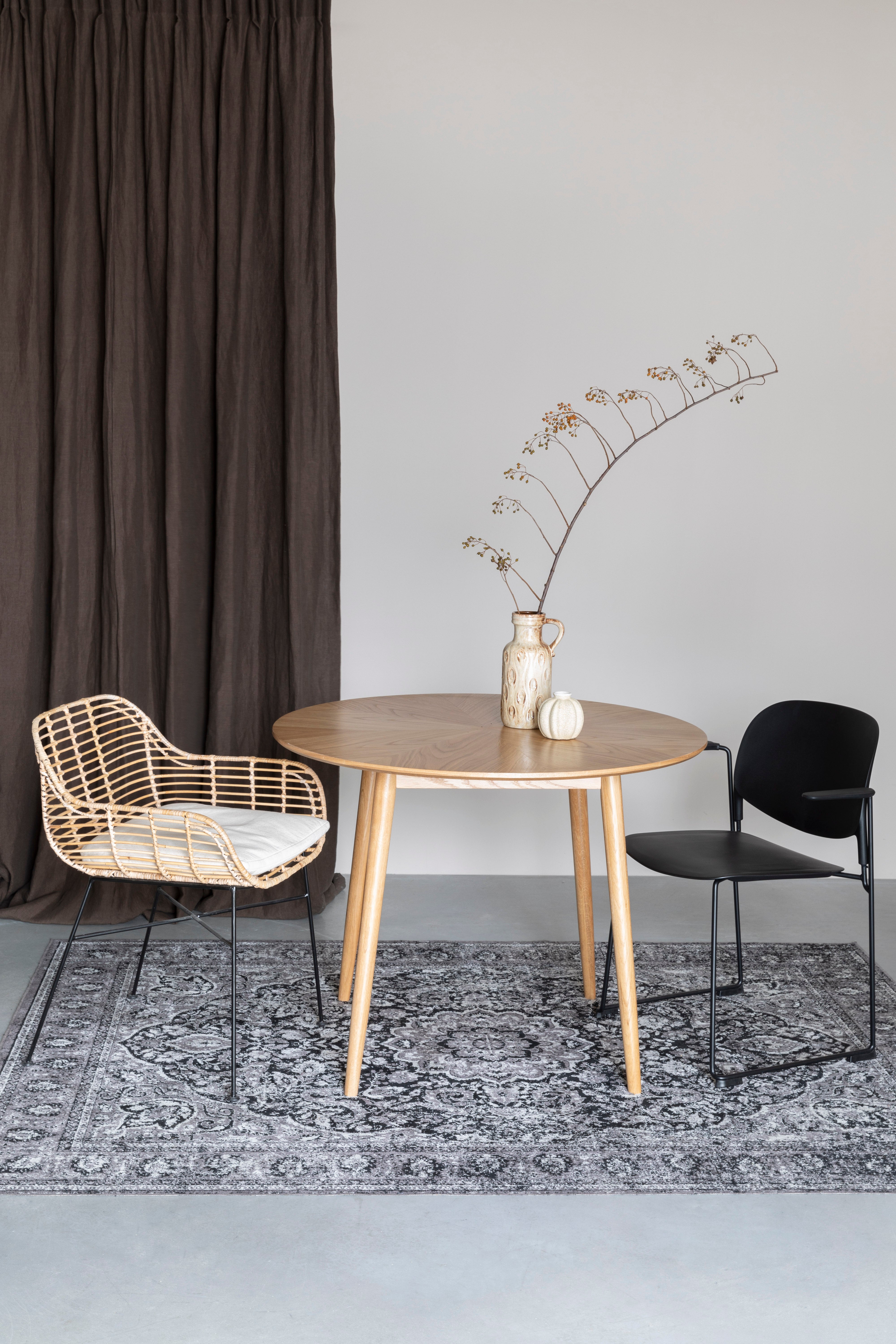 Ronde tafel FABIO eikenfineer