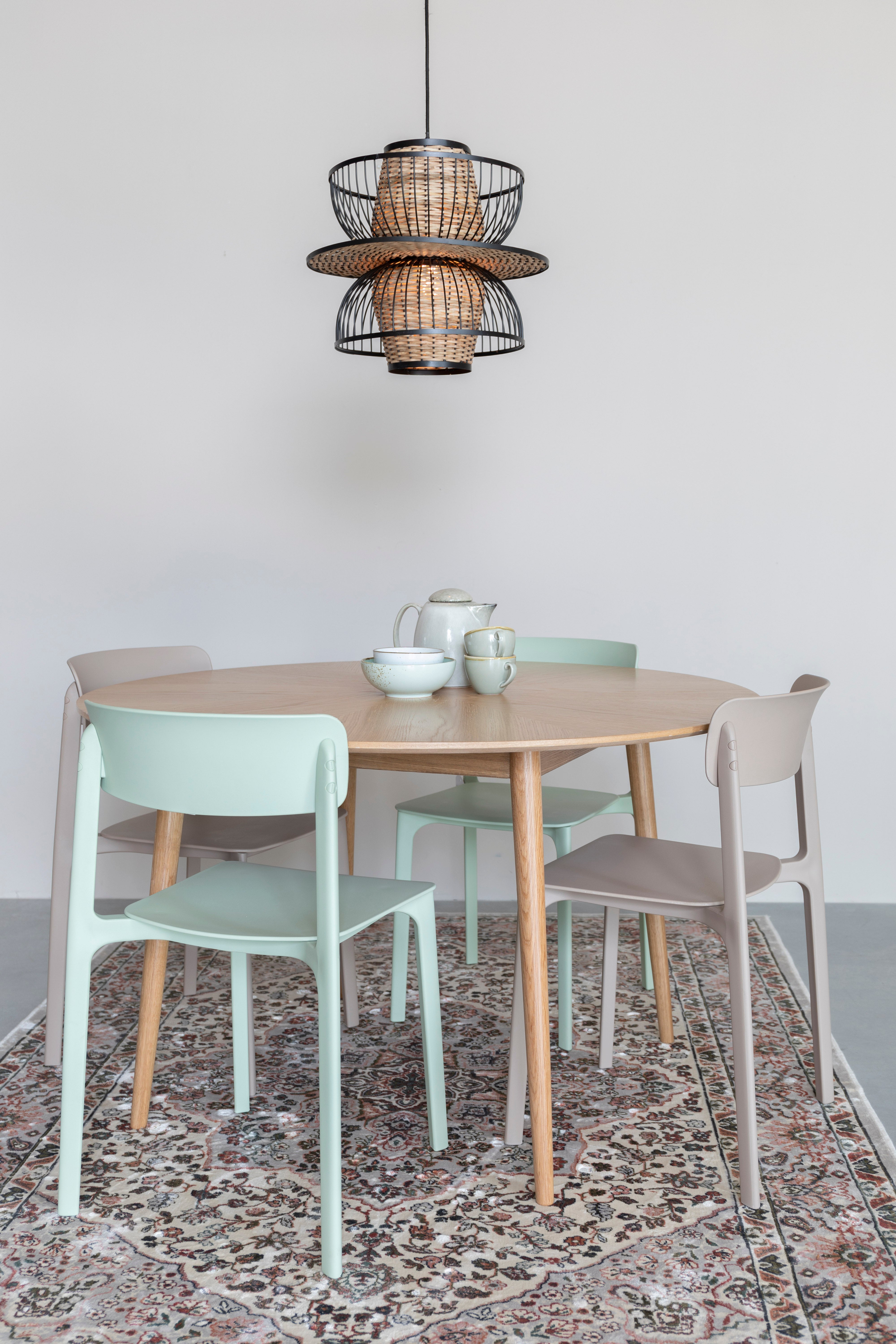 Ronde tafel FABIO eikenfineer