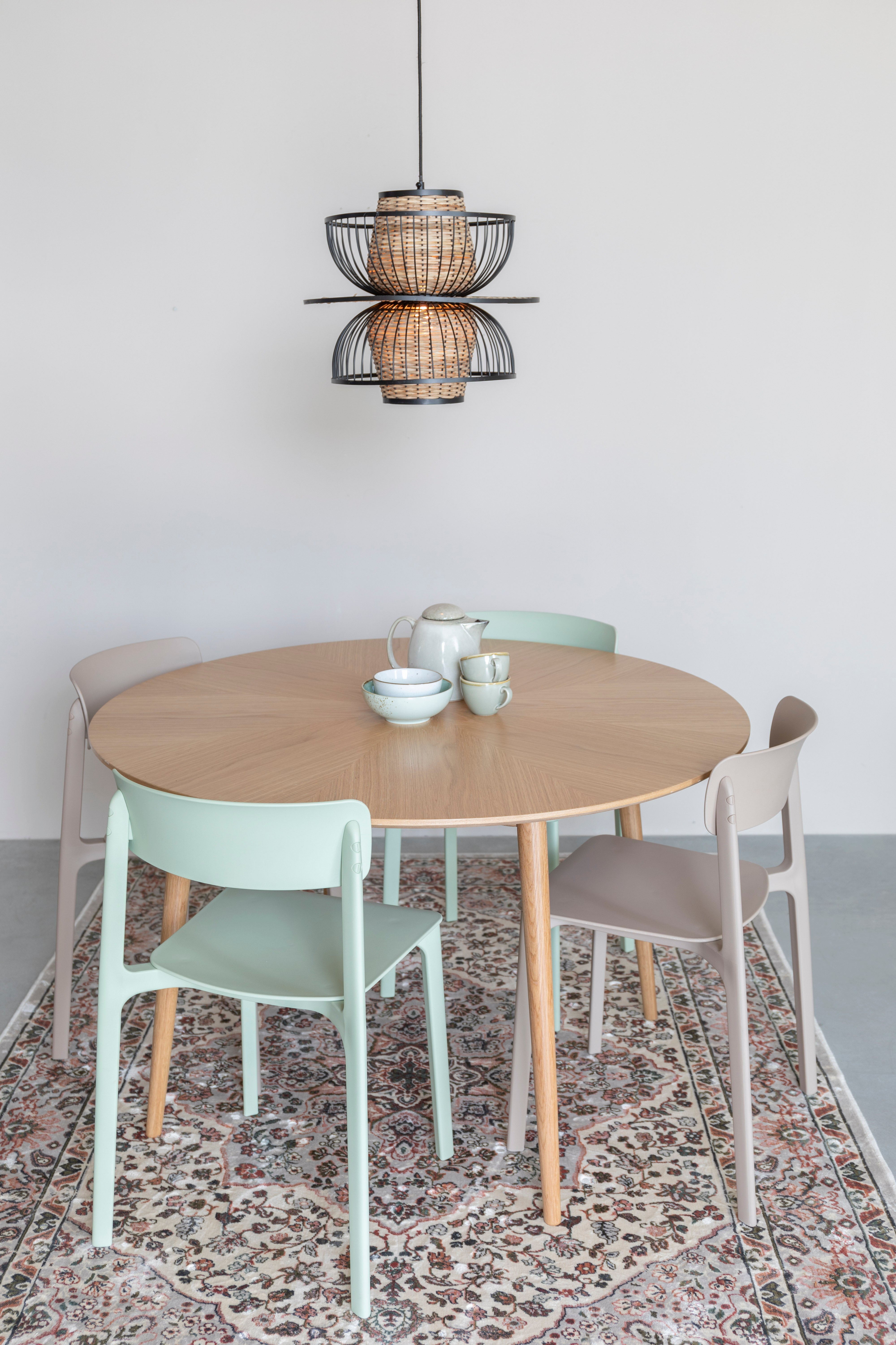 Ronde tafel FABIO eikenfineer