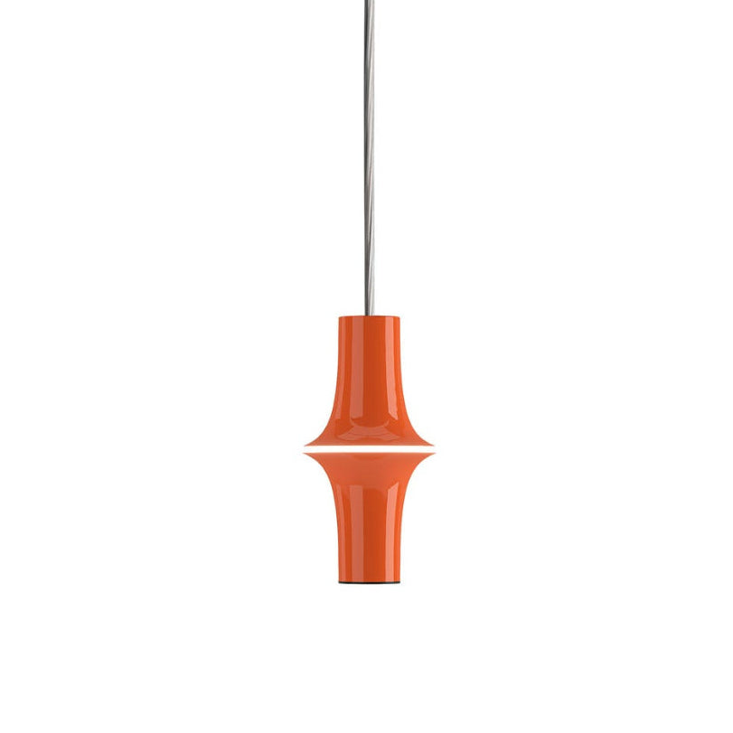 Pendelleuchte AVRO in glänzendem Orange