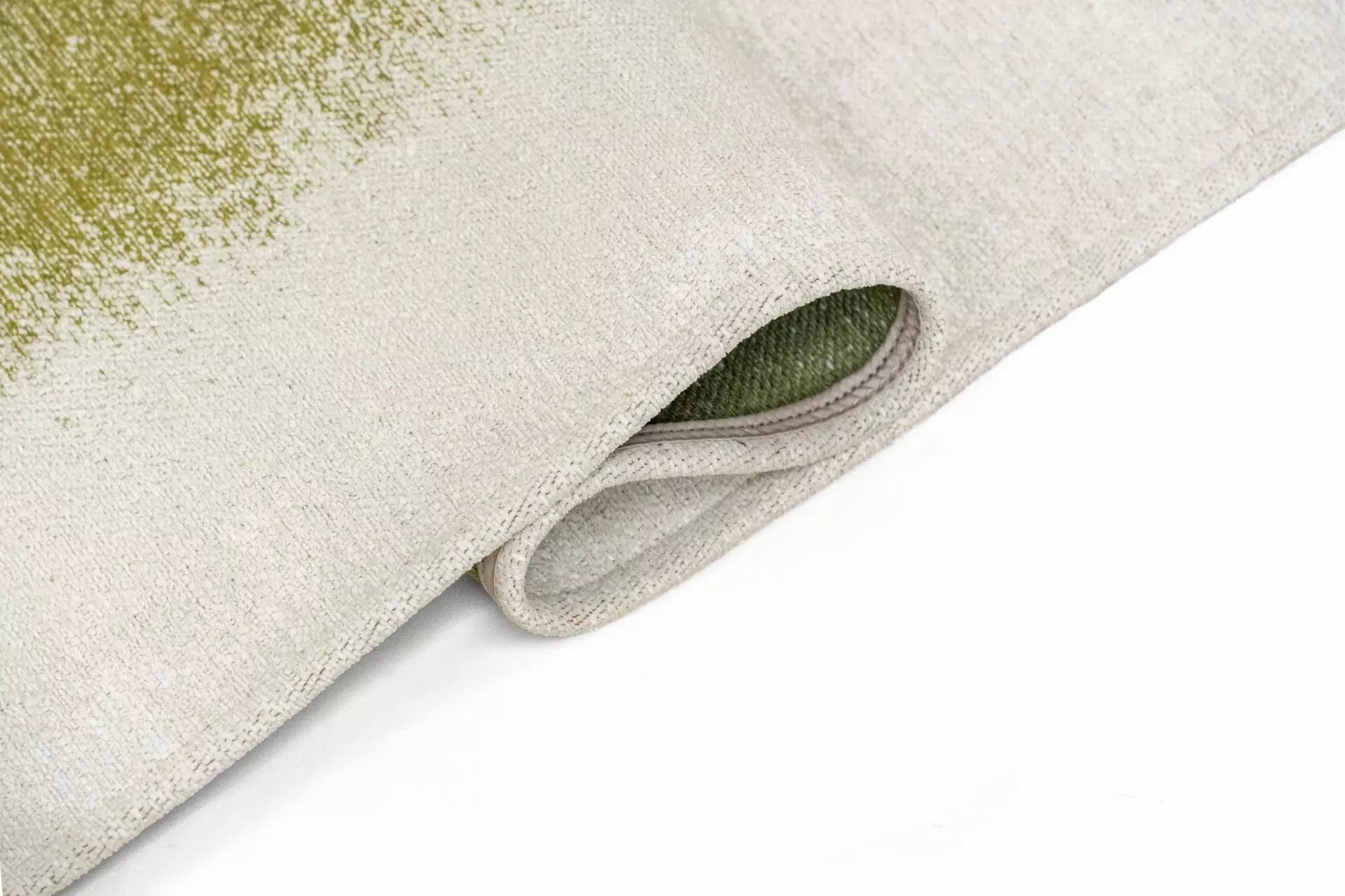 Teppich DROP weiß mit grünem