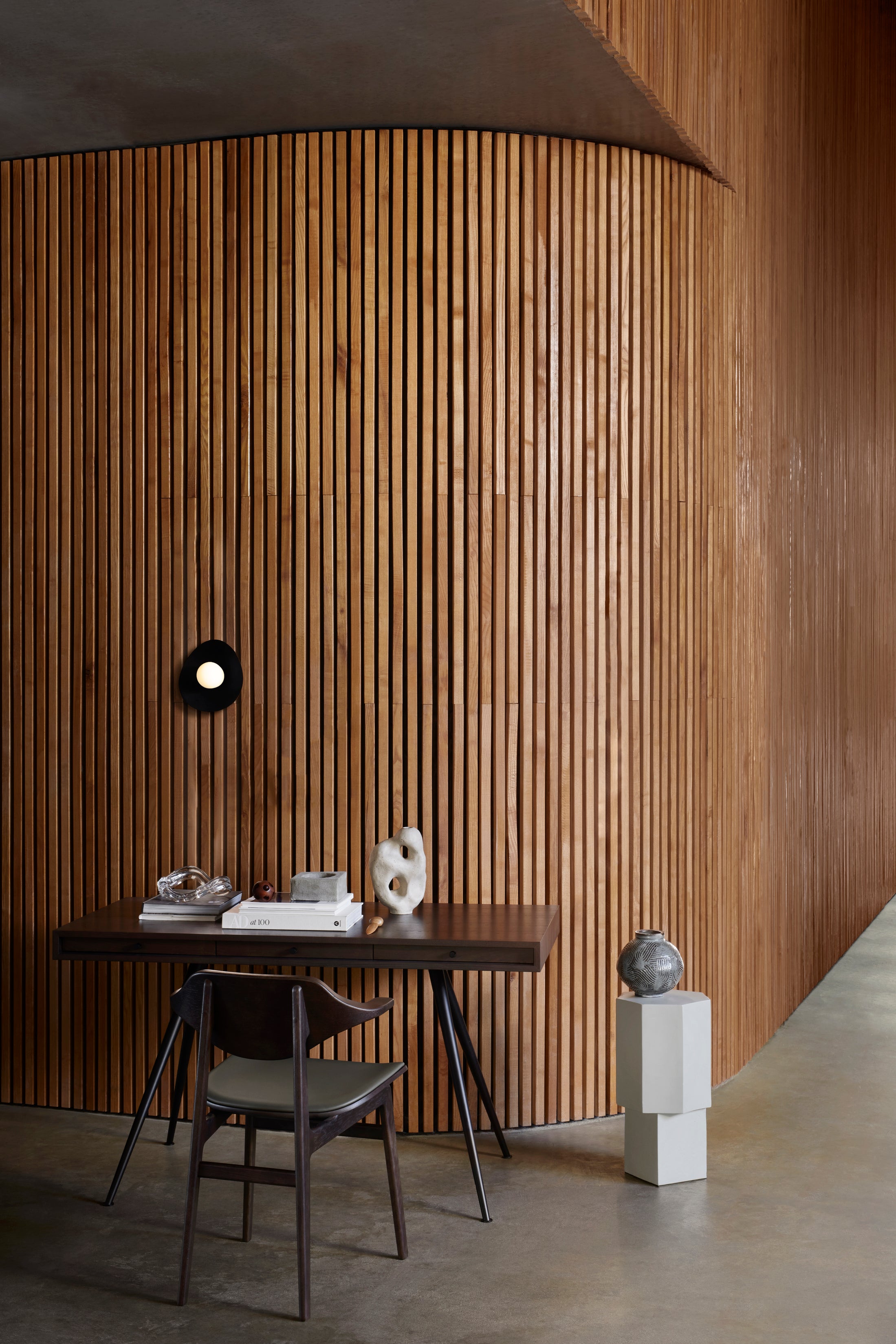 Bijzettafel QUARTZ beige beton