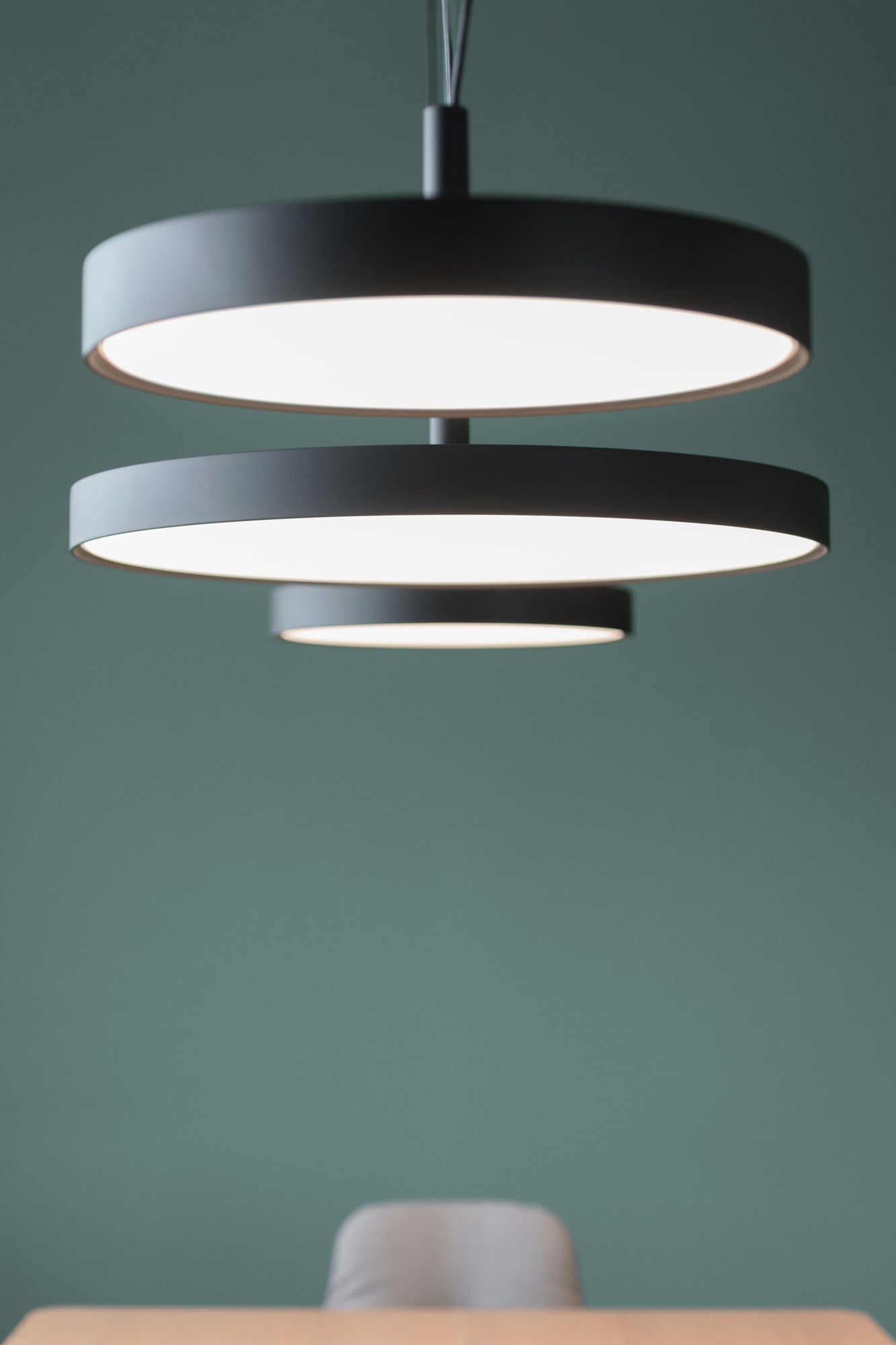 Pendelleuchte LP SLIM ROUND schwarz