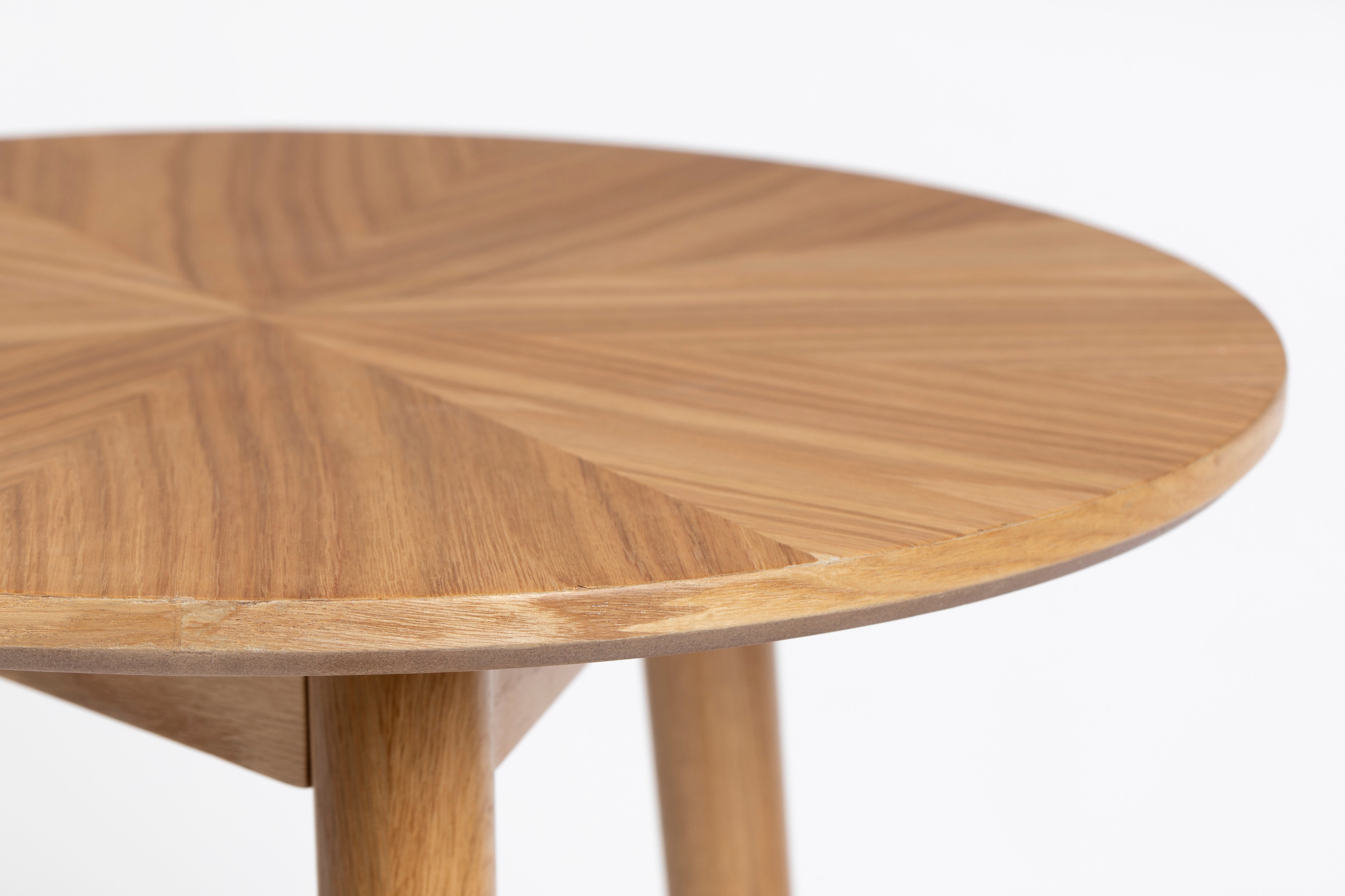 Zijtafel FABIO eikenfineer
