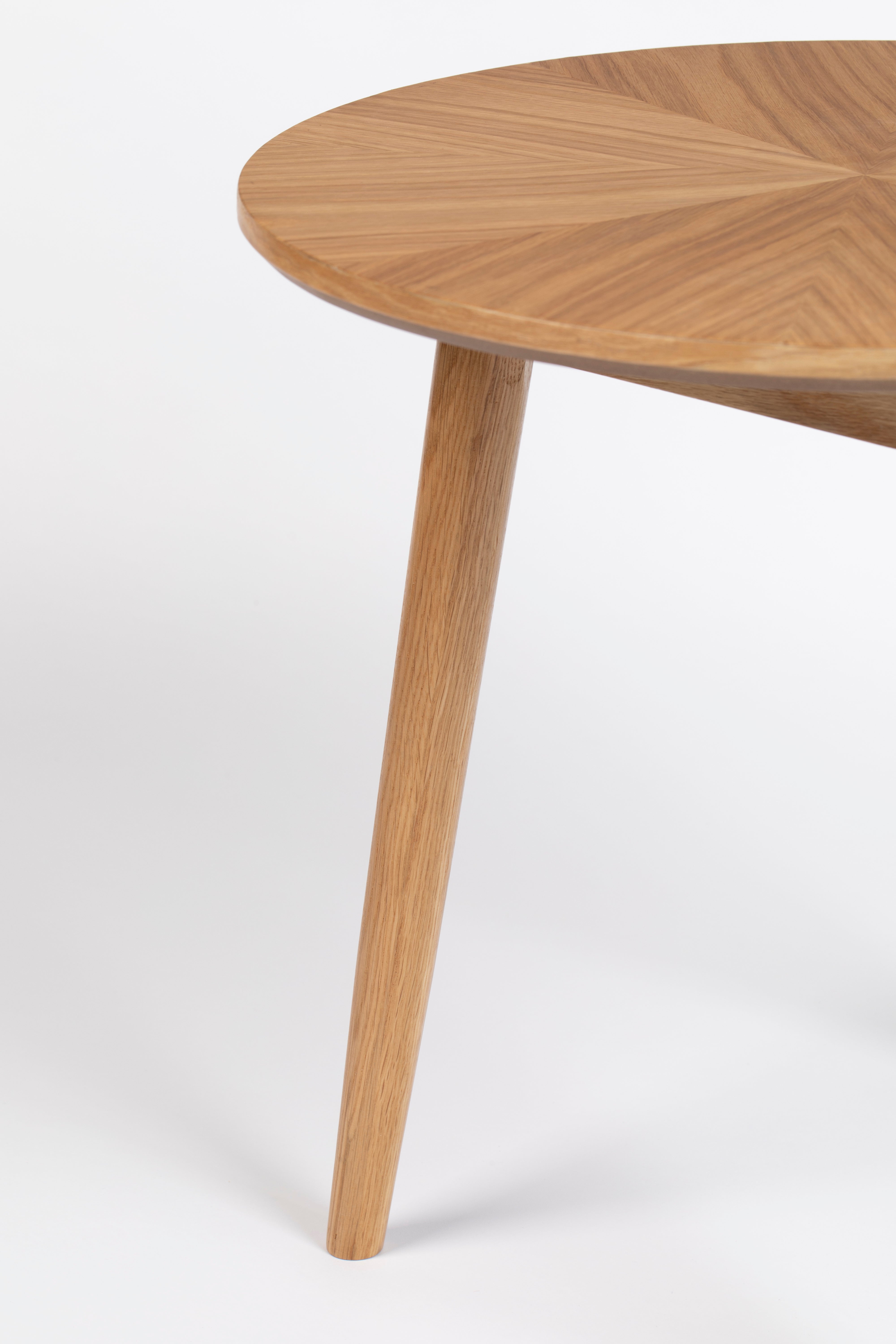 Zijtafel FABIO eikenfineer