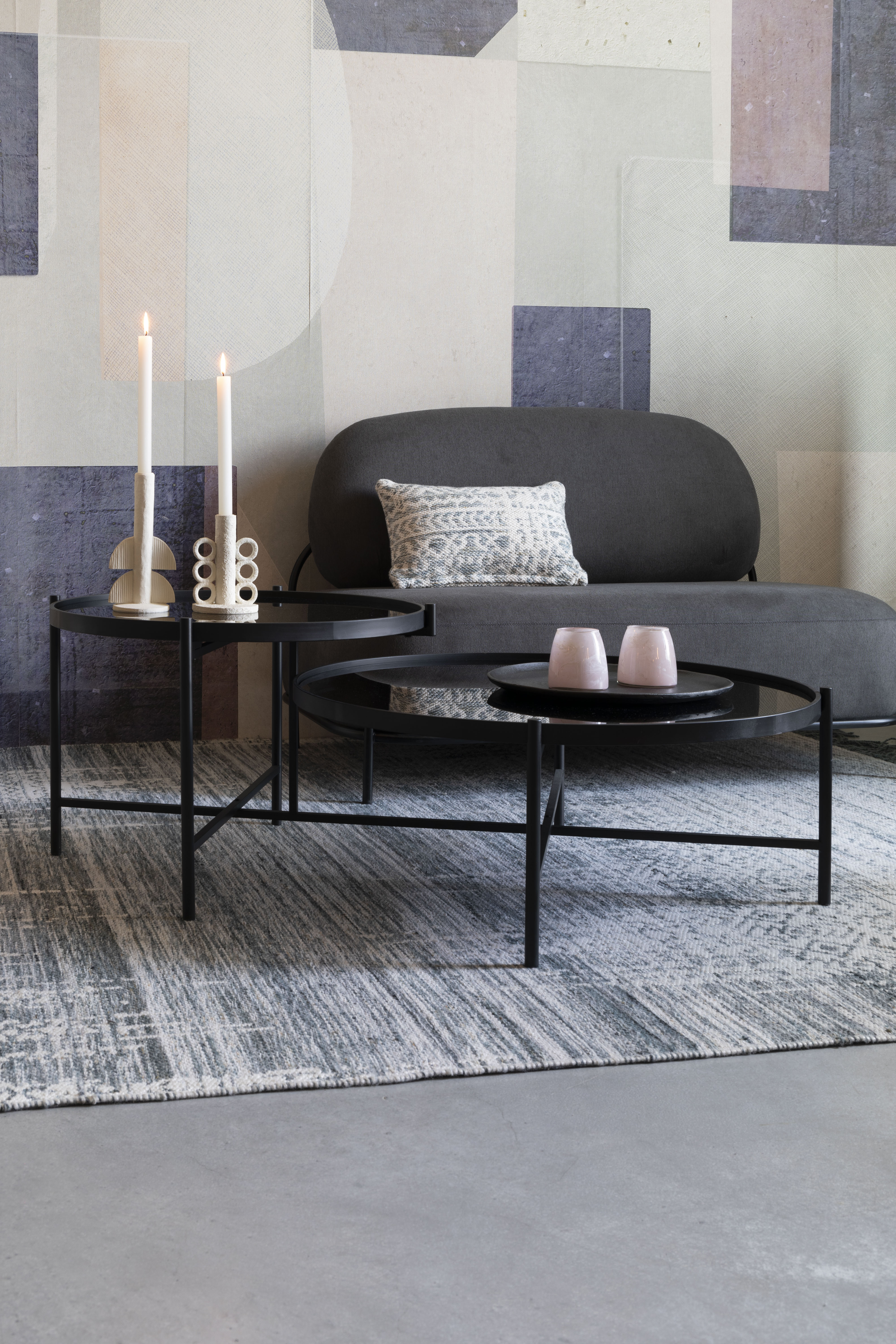 Li schwarze Kaffeetische