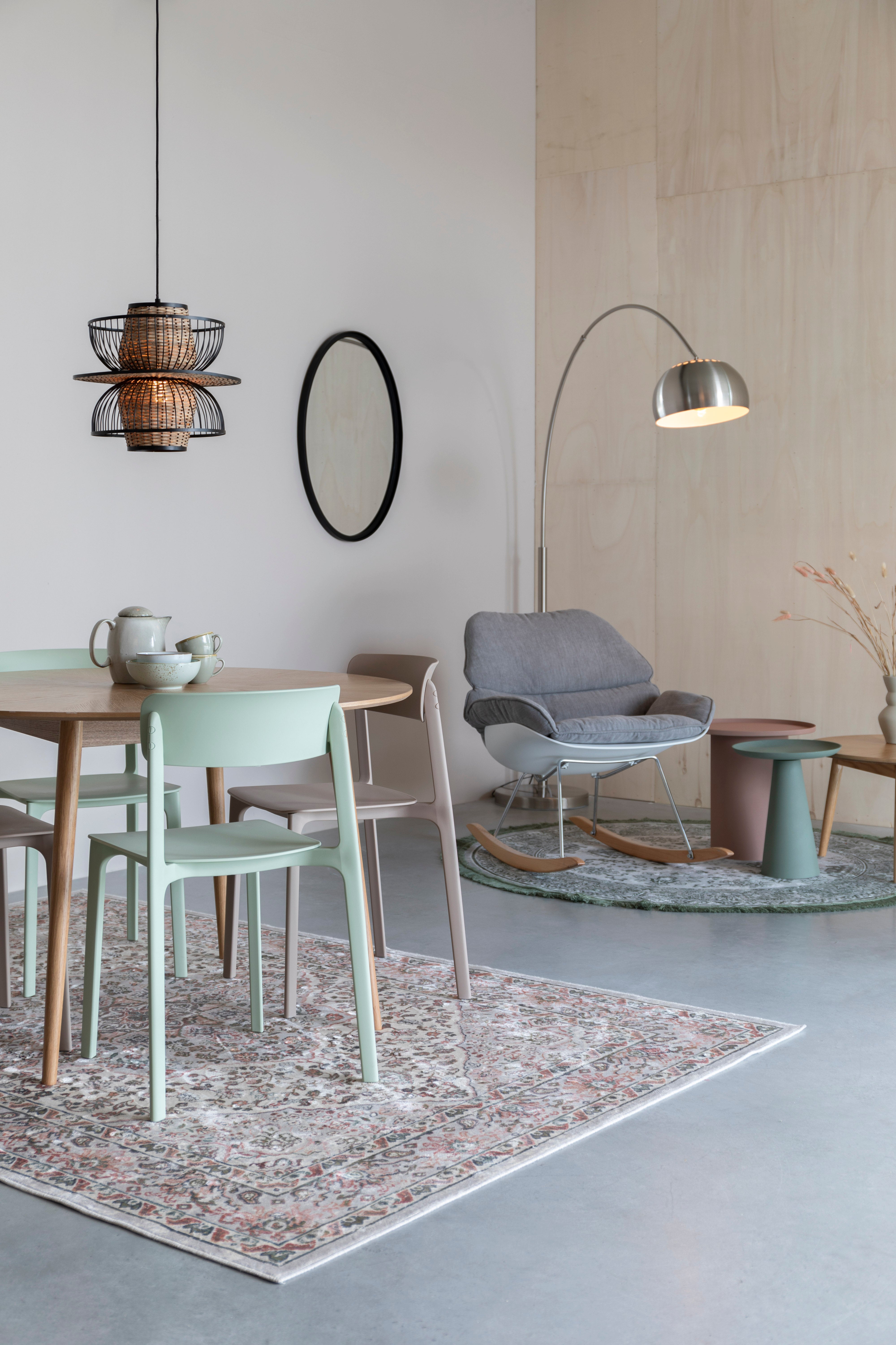 Bijzettafel RINGAR vuilroze