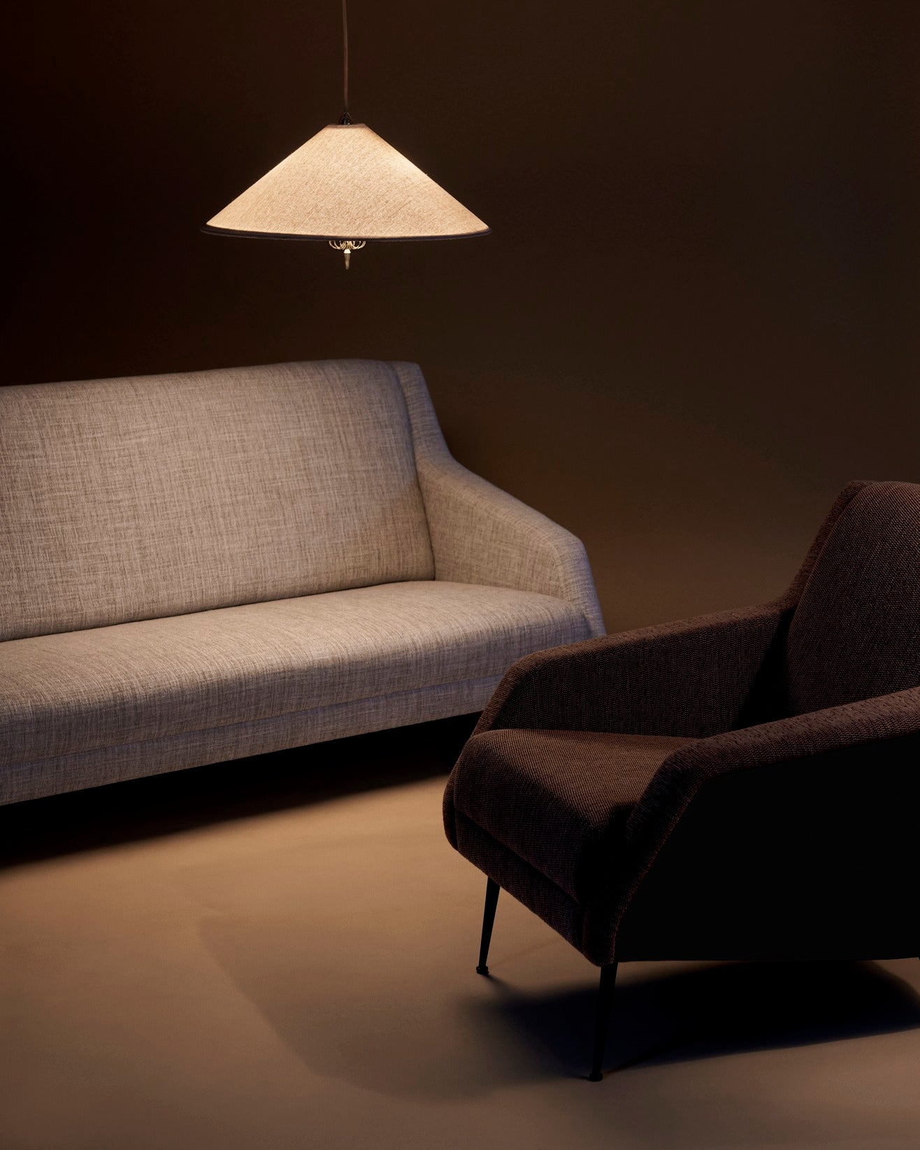 Pendelleuchte 1967 creme