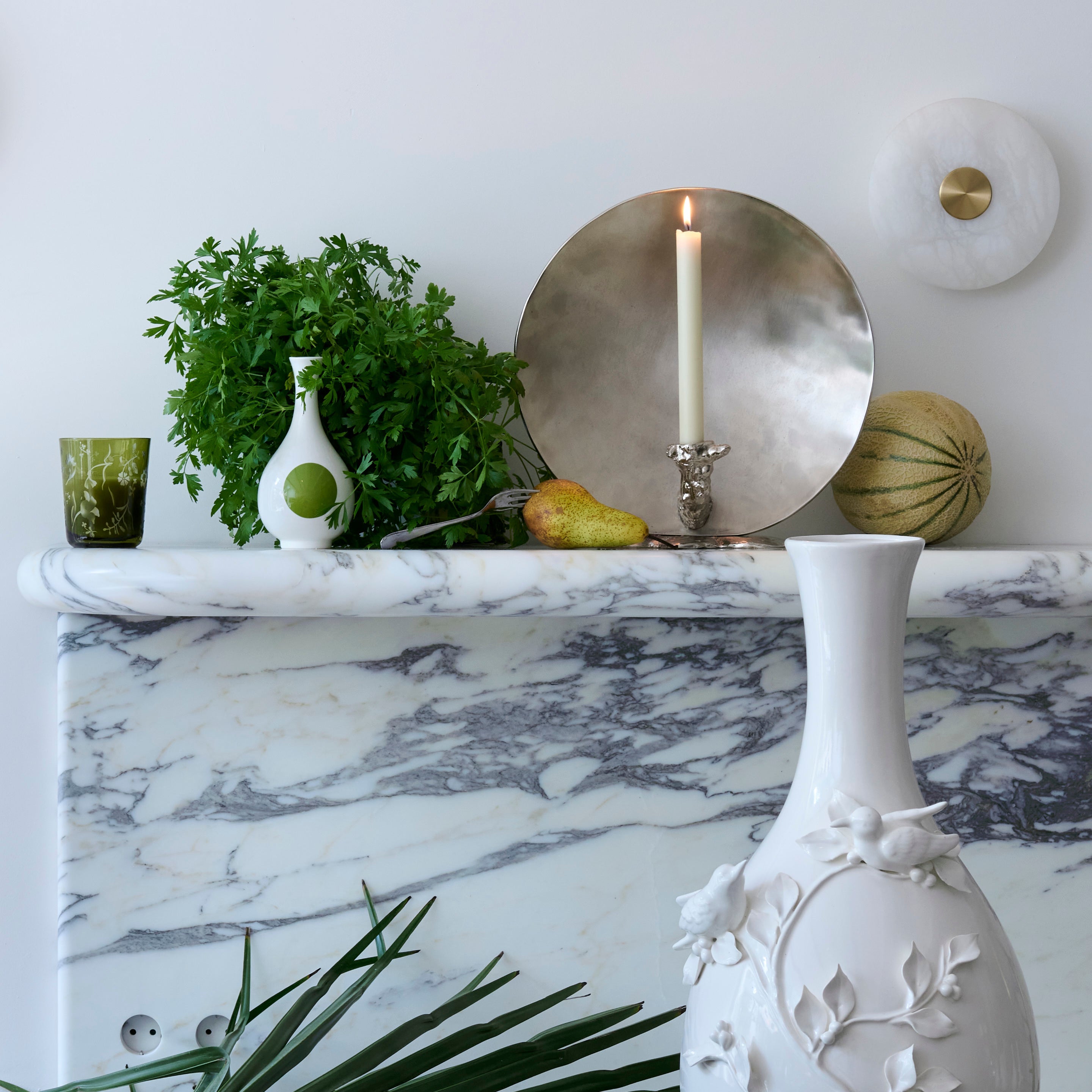 Spherical Drip Metal Candle Holder