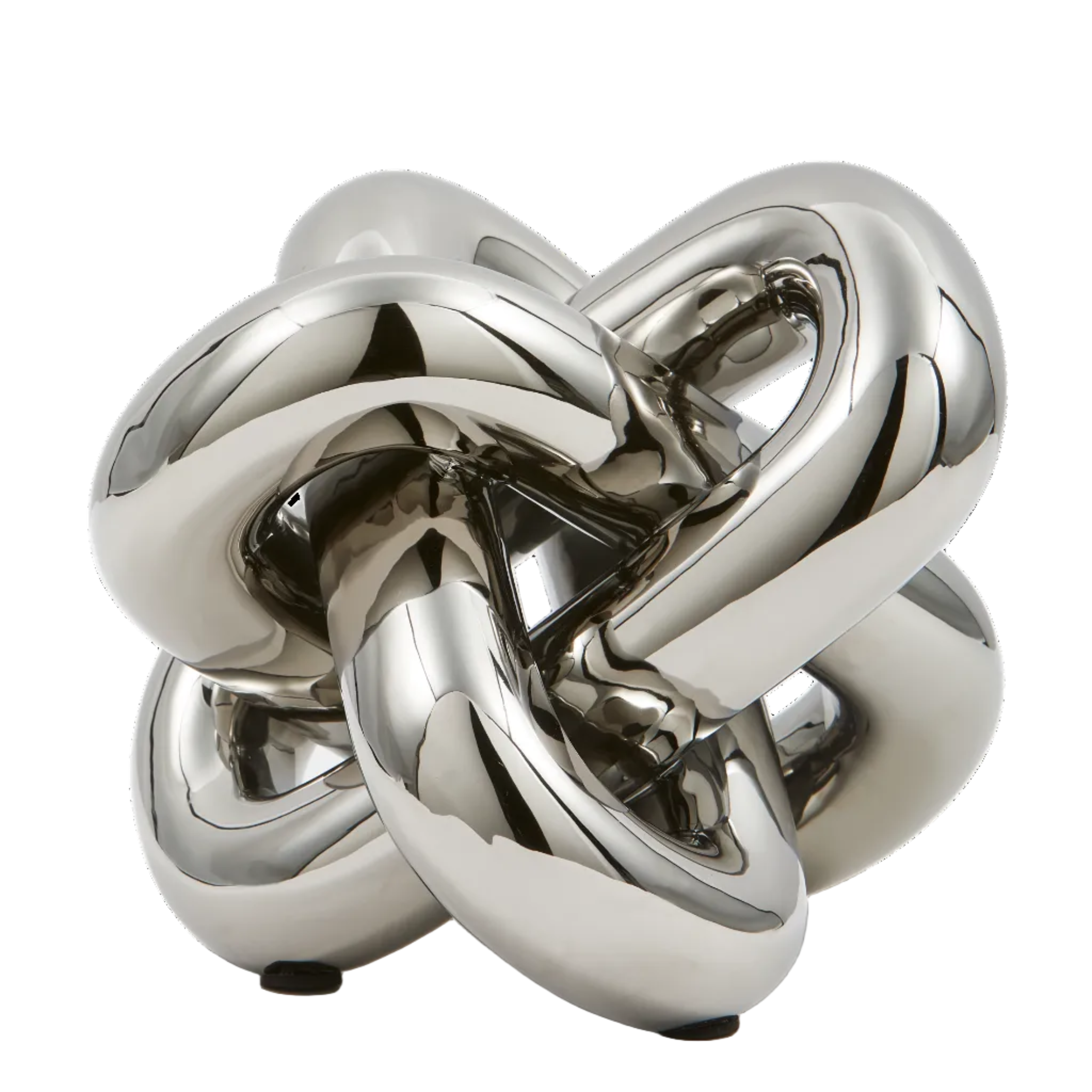 Decorative Figure MOVING CHAIN Silver