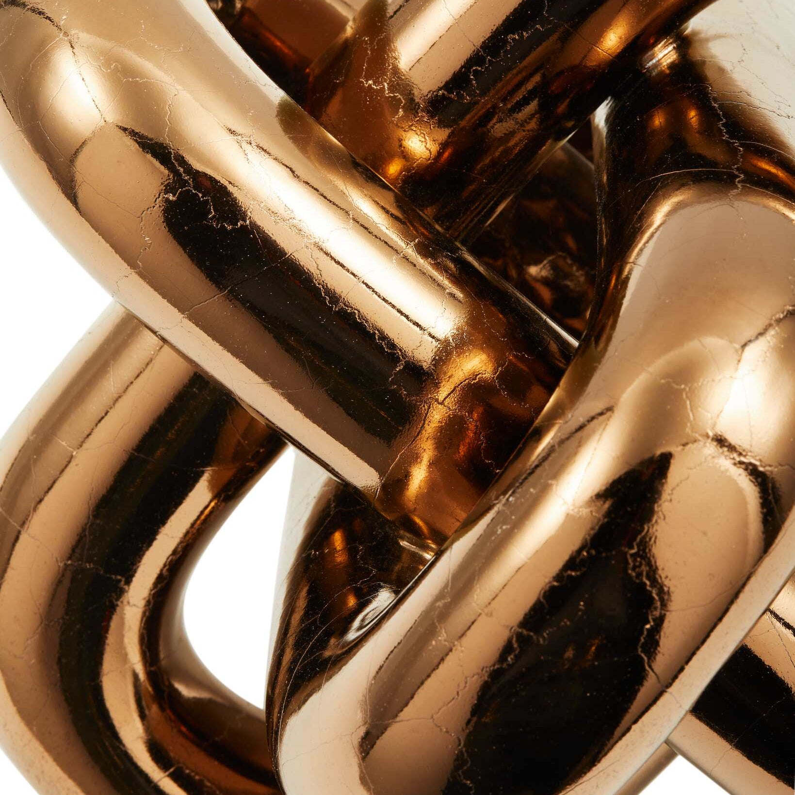 Decorative Figure MOVING CHAIN Copper