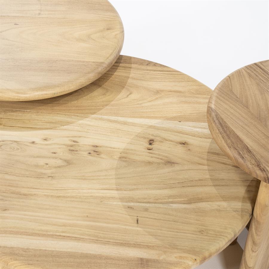 Mango-houten salontafel LEOTI