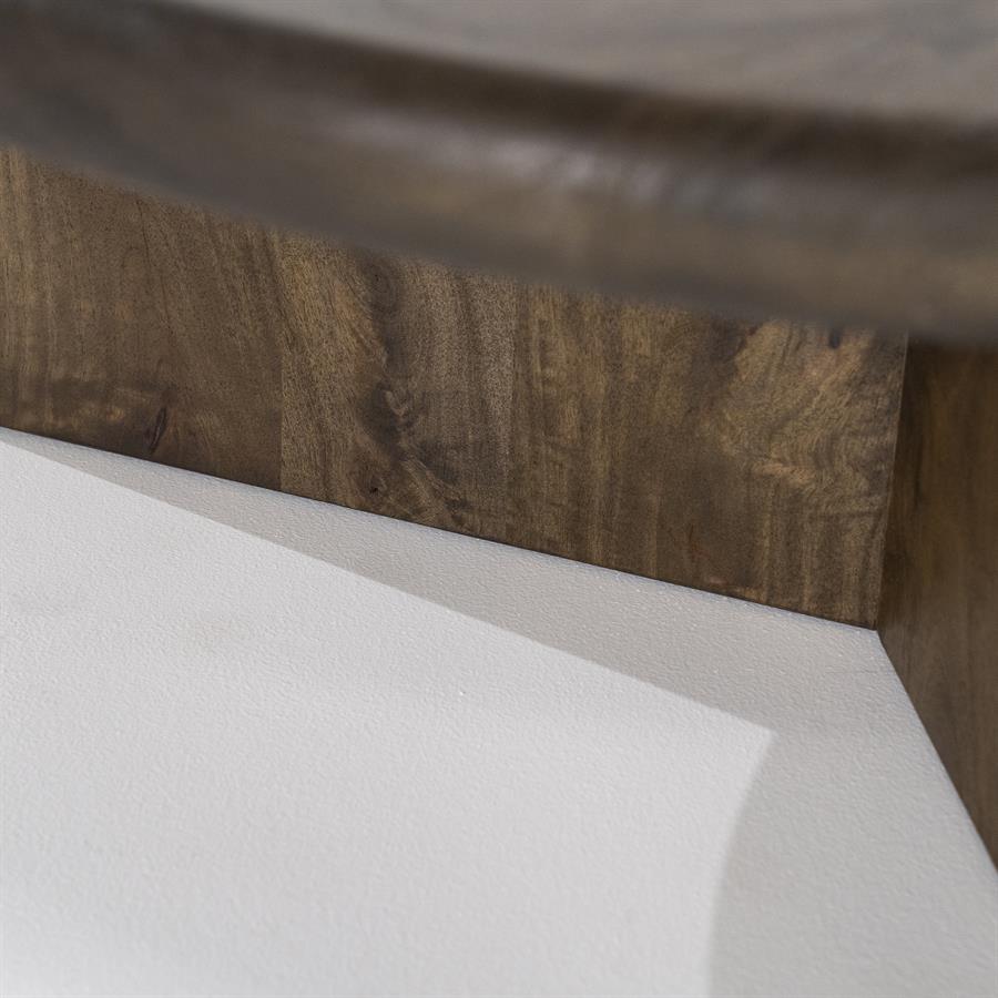 LEOTI koffietafel van donkerbruin mango-hout