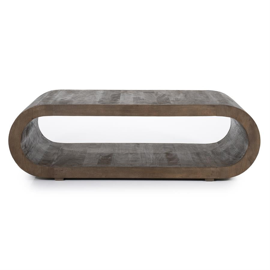 ELORA coffee table dark brown mango wood