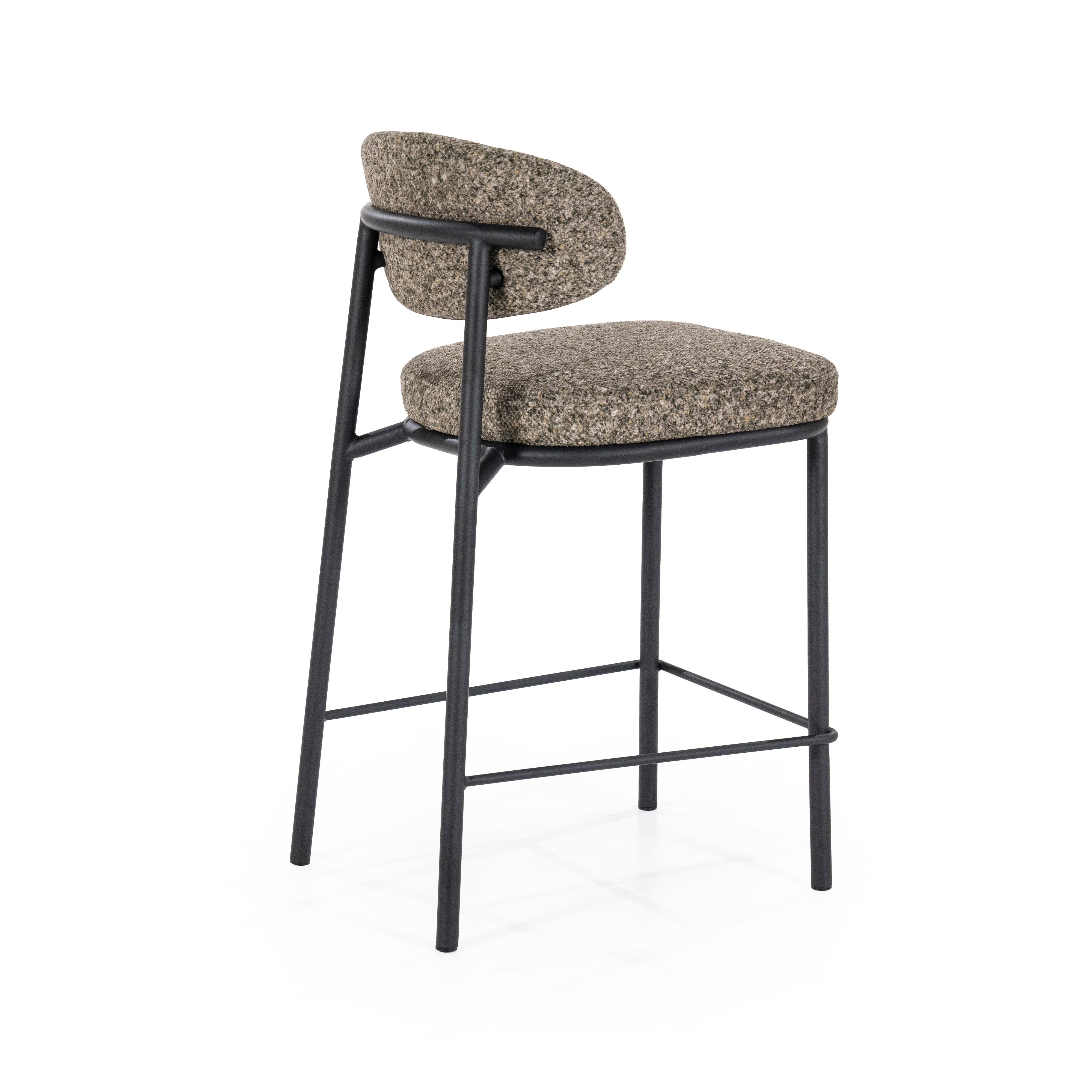 JARI Green Melange Stool