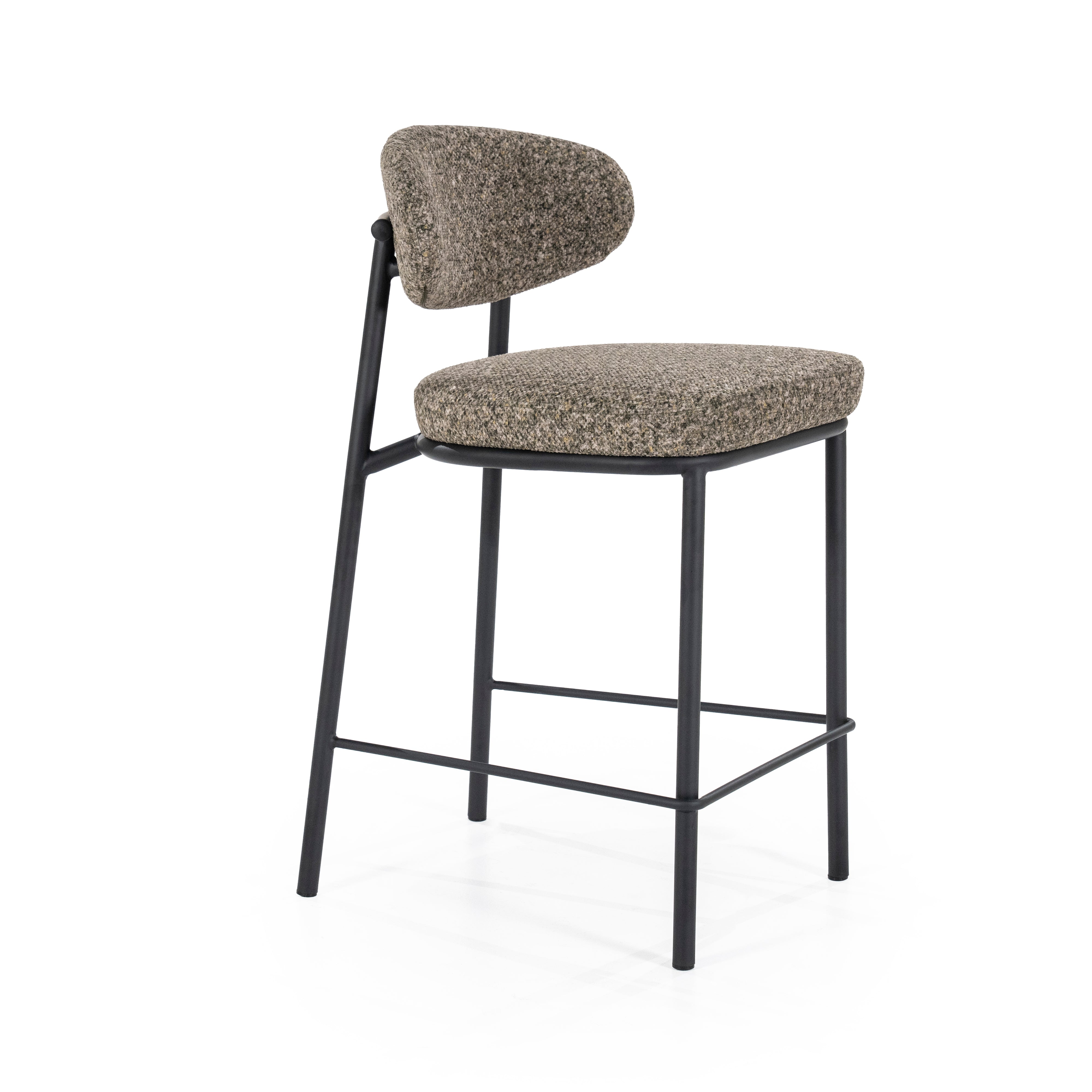 JARI Green Melange Stool