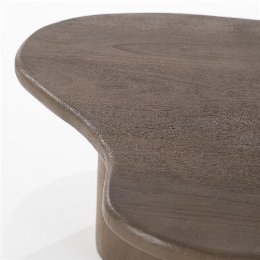 Set von Kaffeetischen FALL aus dunkelbraunem Mangoholz
