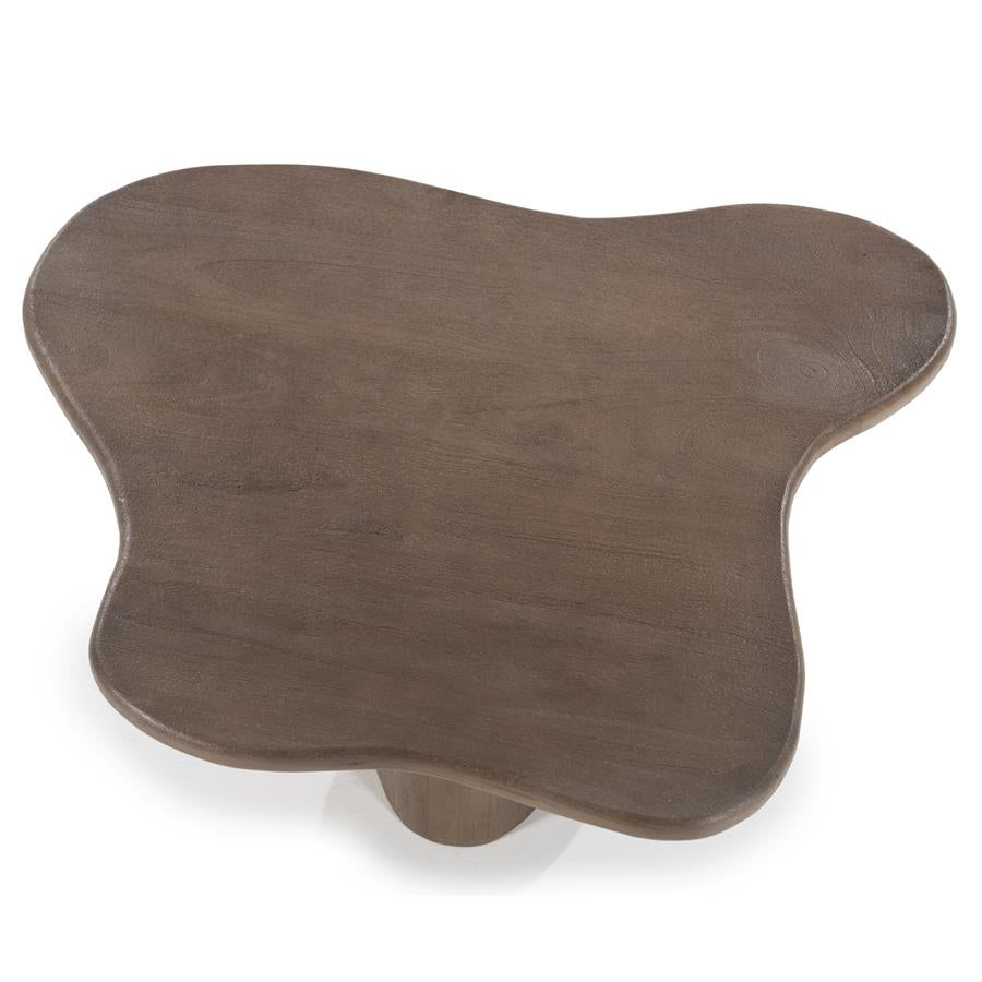 Set von Kaffeetischen FALL aus dunkelbraunem Mangoholz
