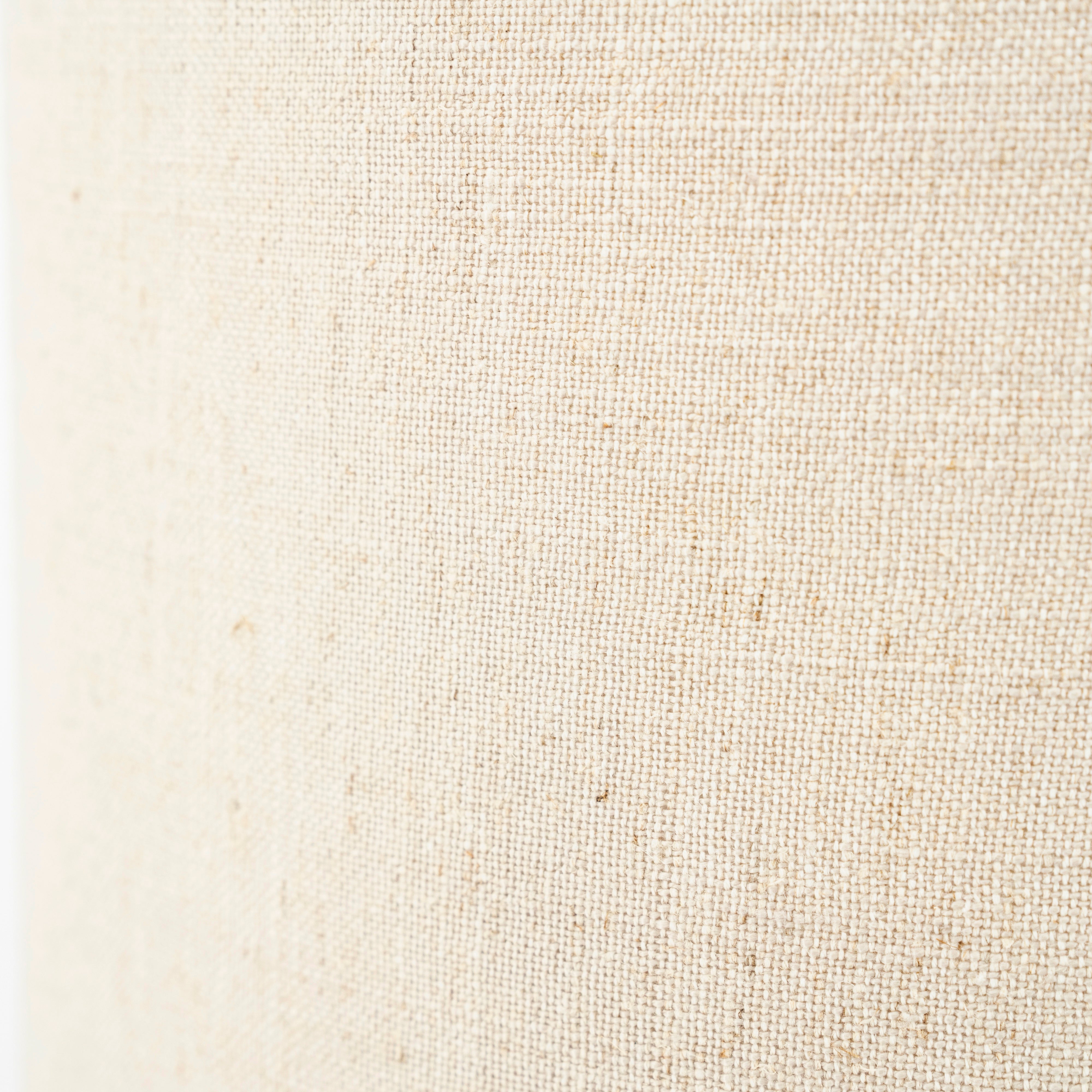 AMARA travertine floor lamp with beige shade