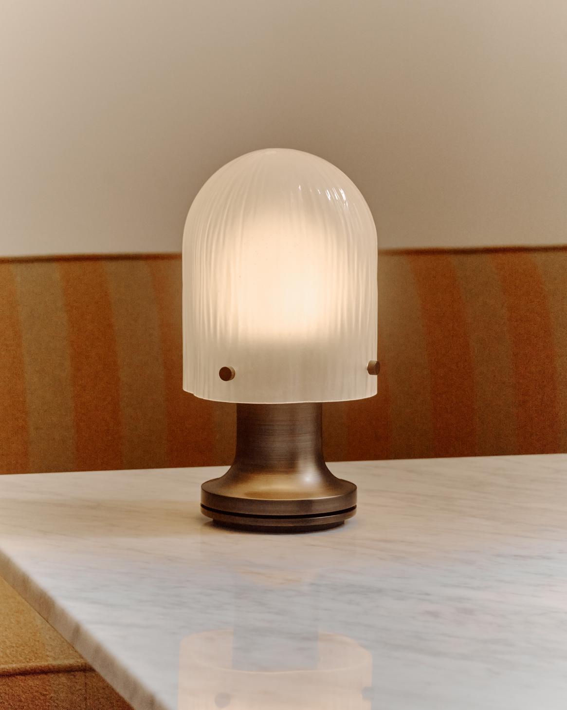 Tragbare Lampe SEINE Glas