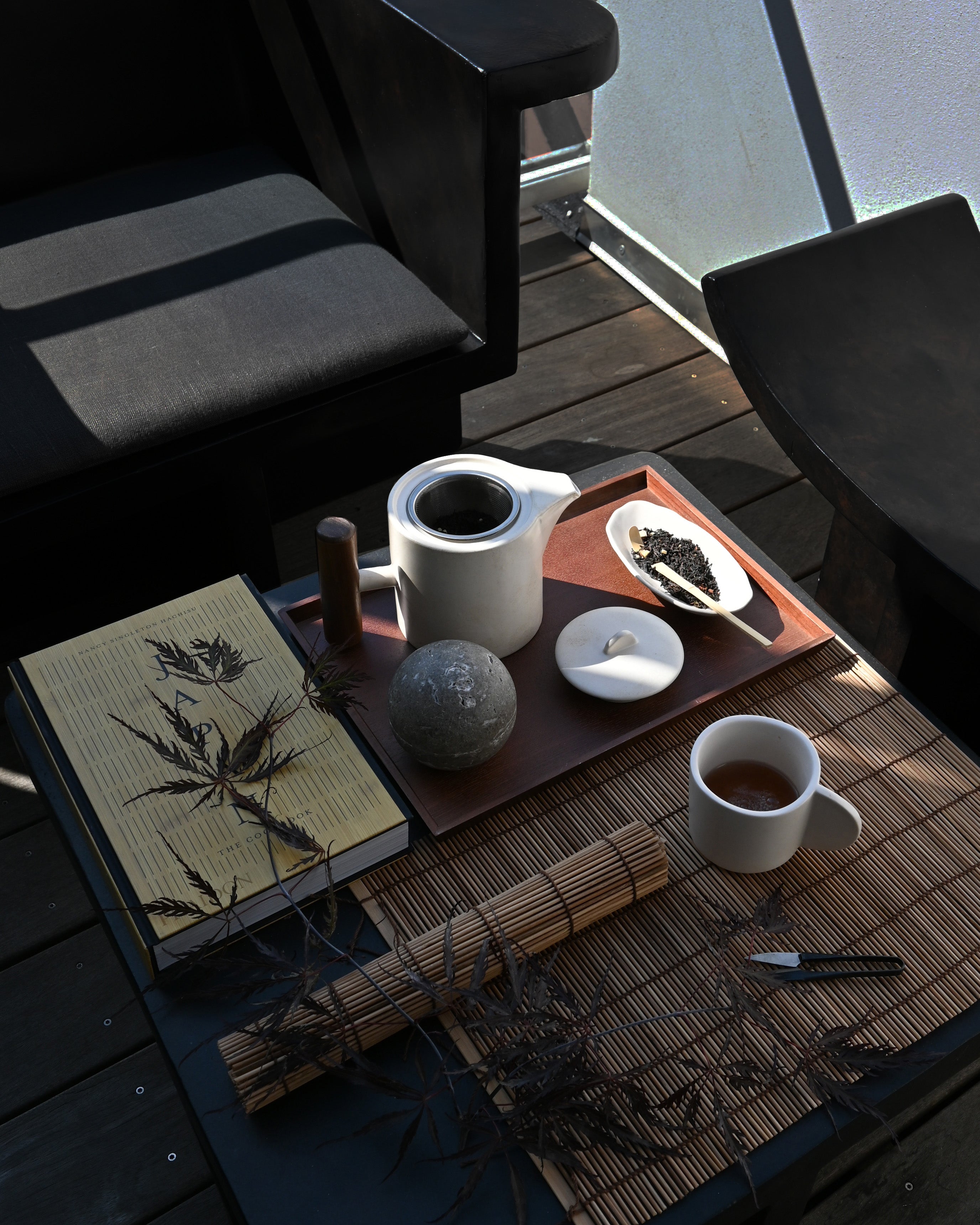 Set van mokken NATIVE witte steengoed