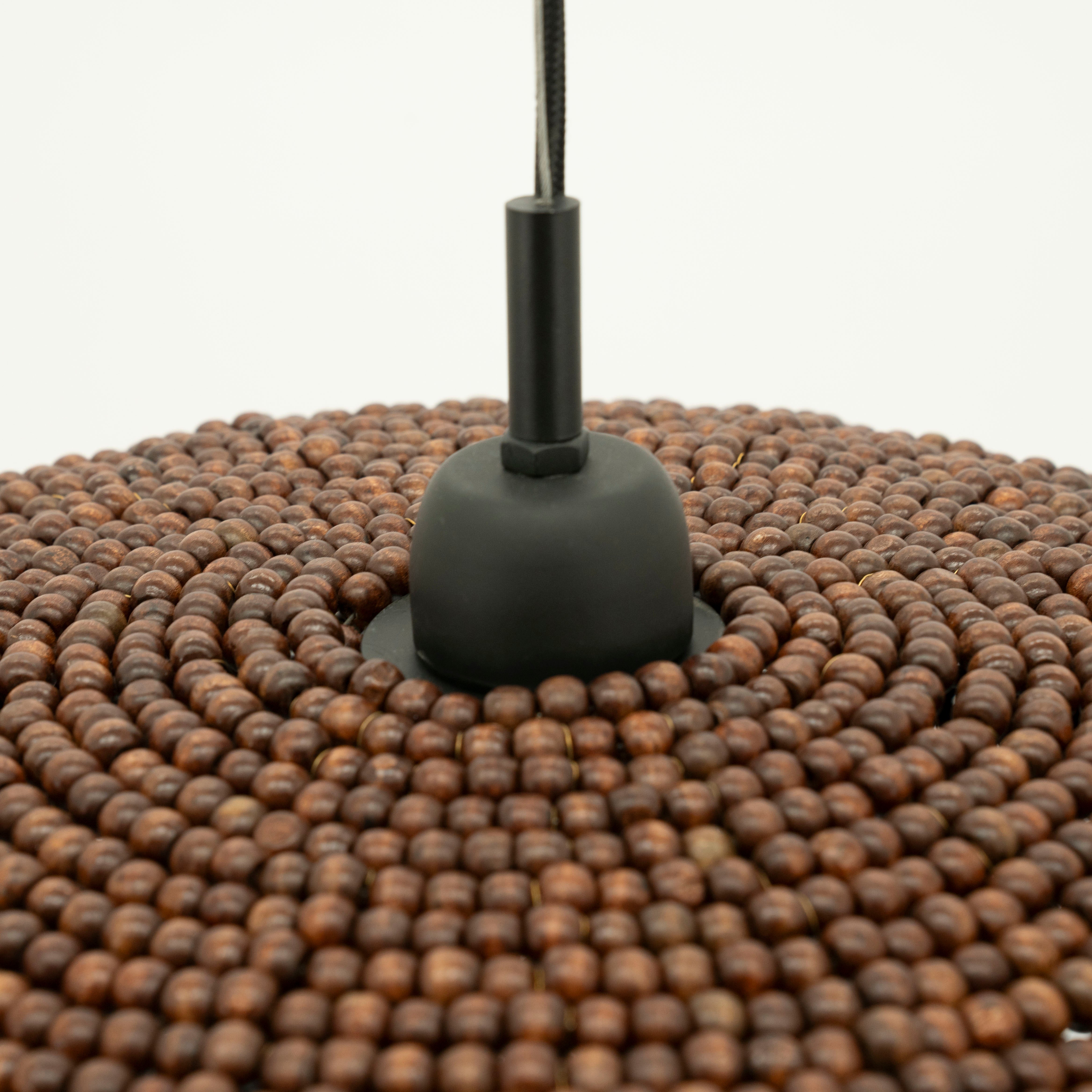 SHANGA pendant lamp dark wood