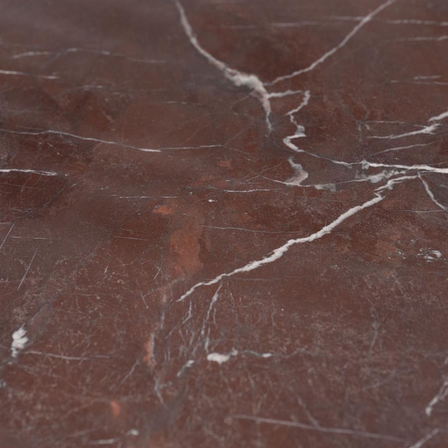 DICE koffietafel bordeaux marmer