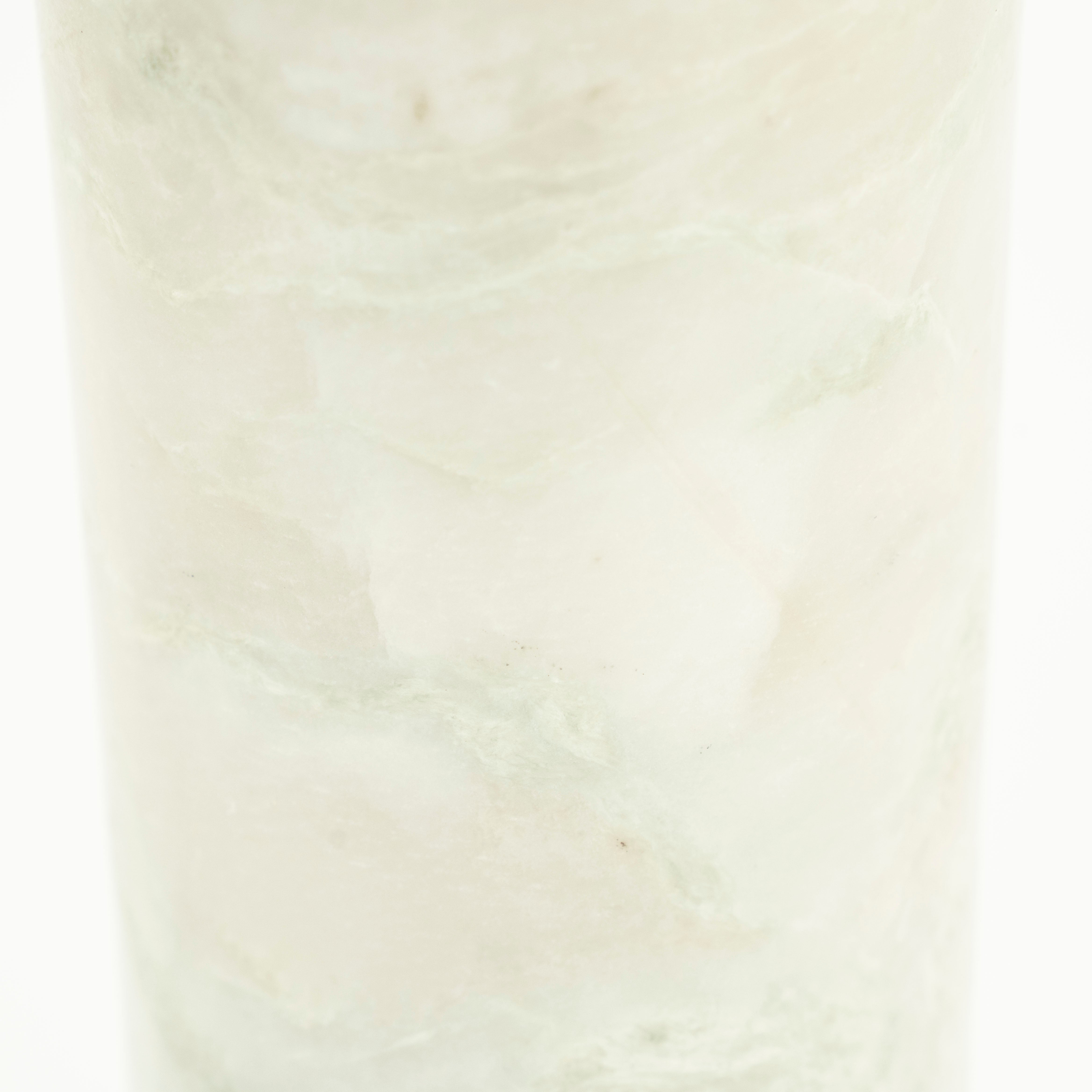 ROSSO green marble table lamp