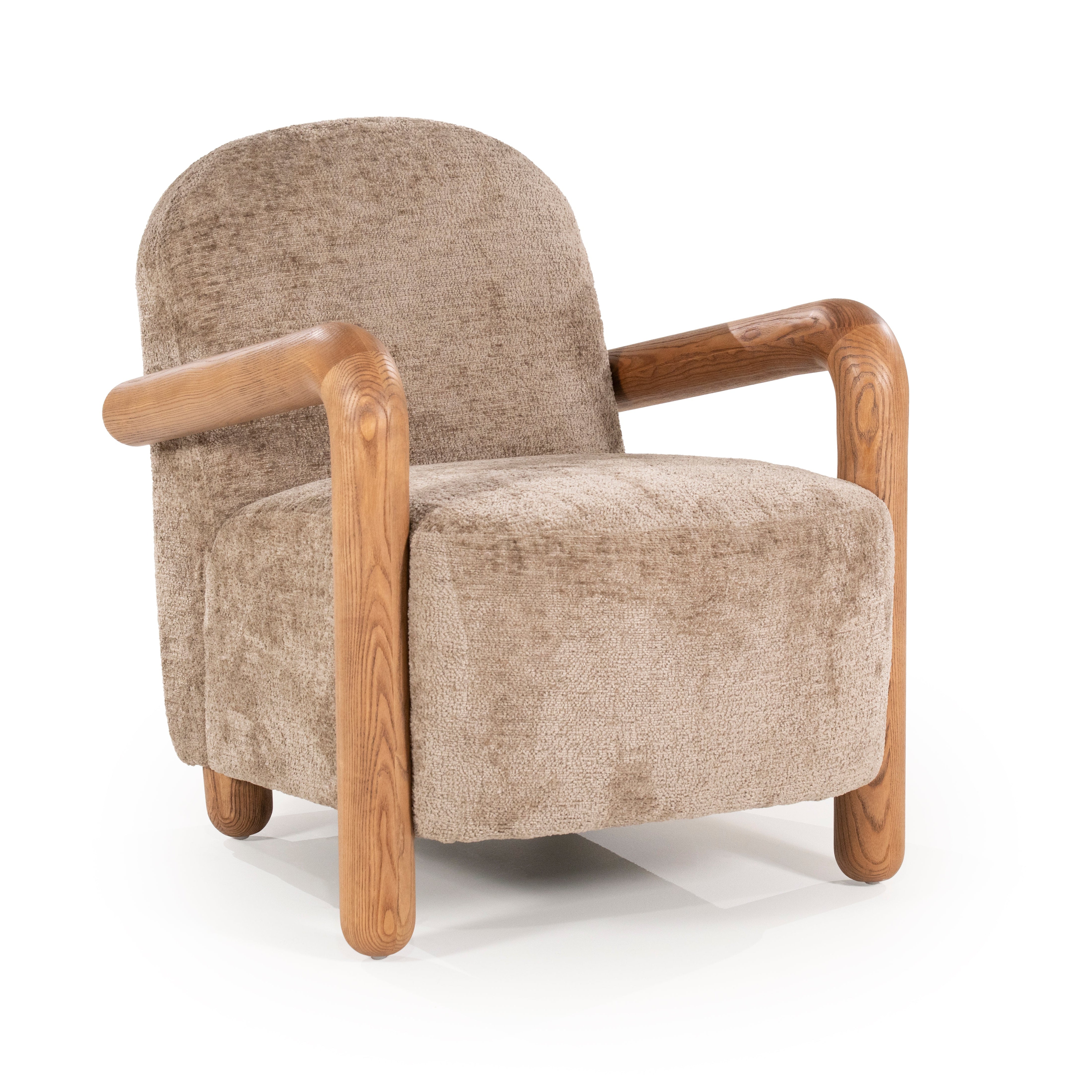 Retro fauteuil beige