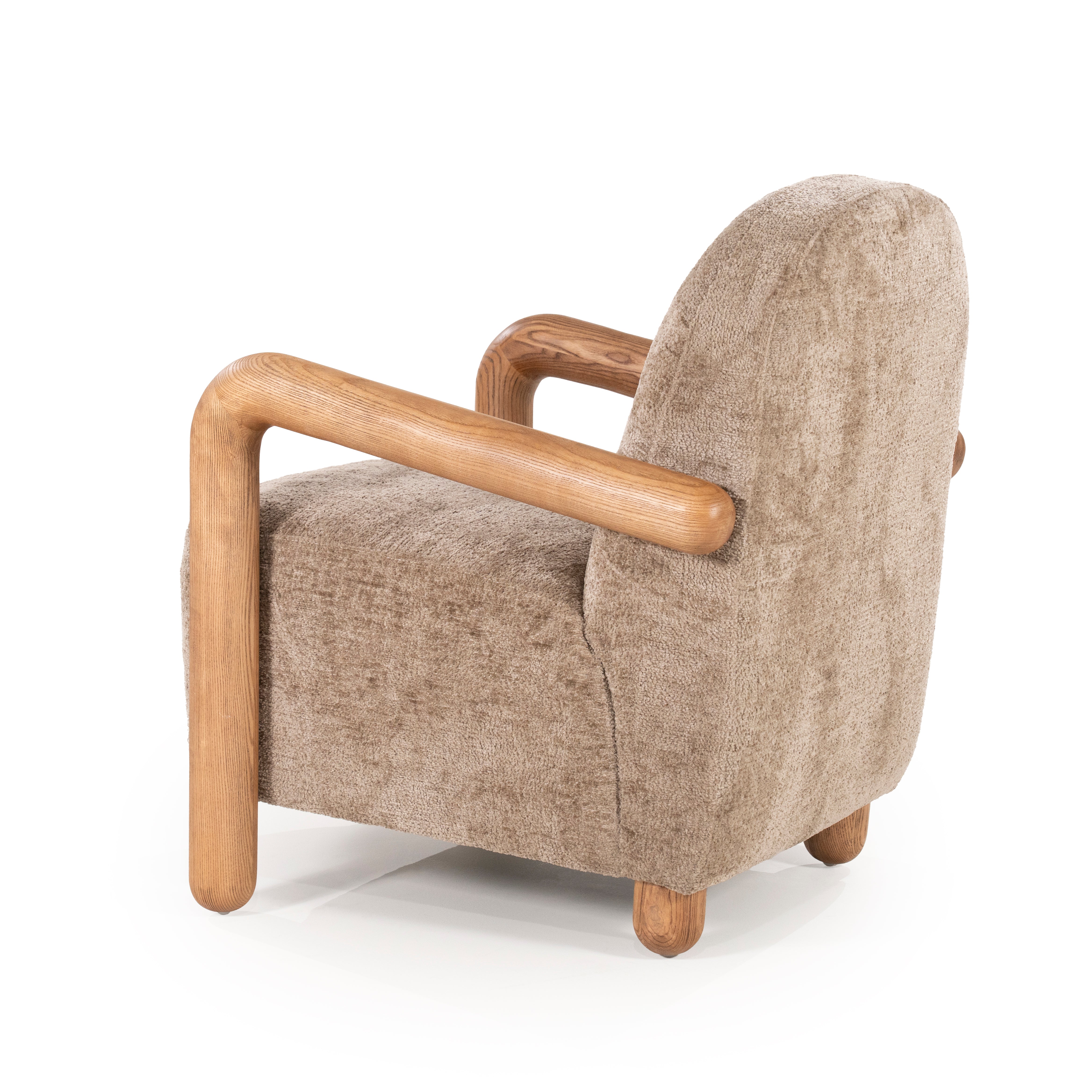 Retro fauteuil beige