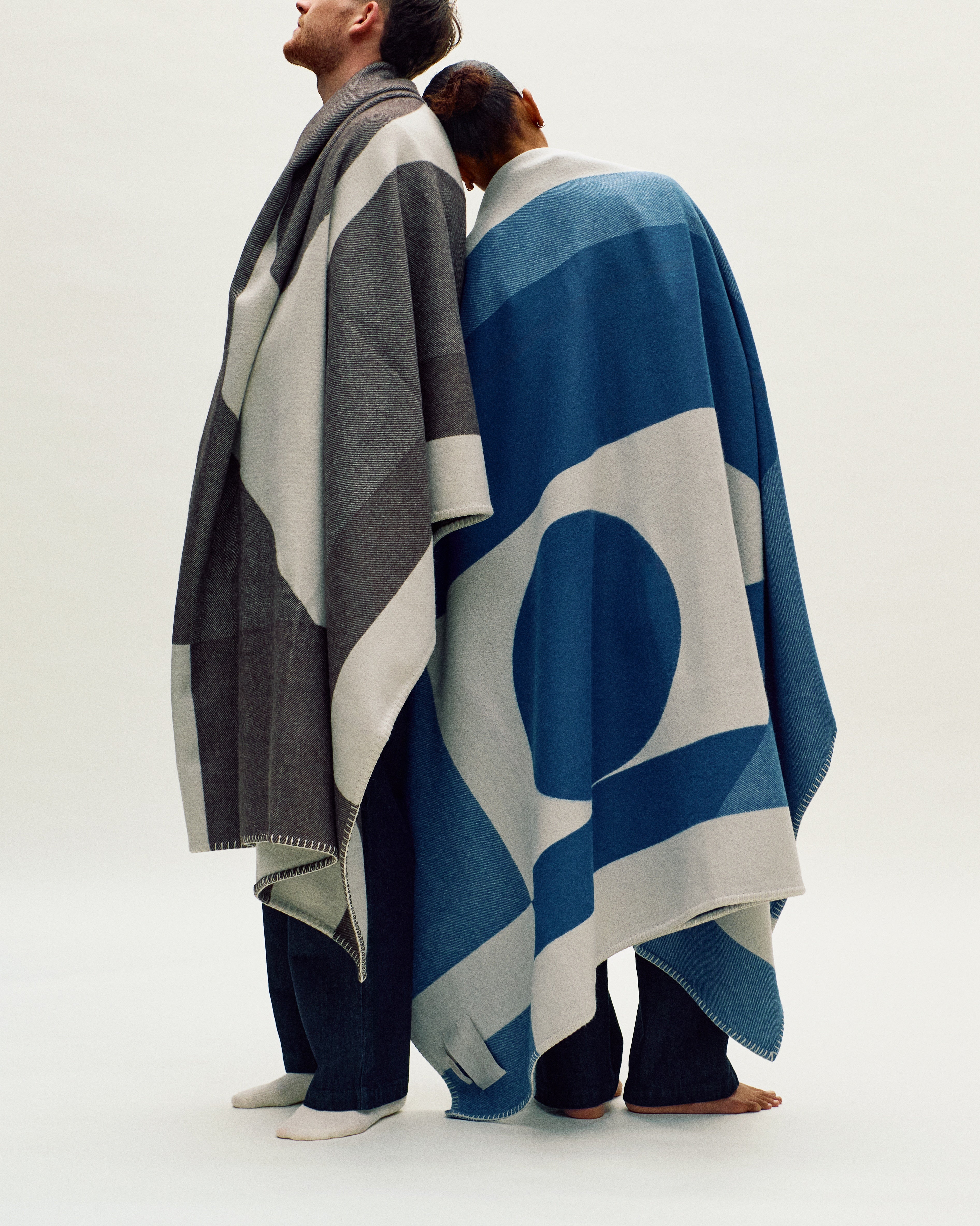 Koc BIG LOGO blau-beige