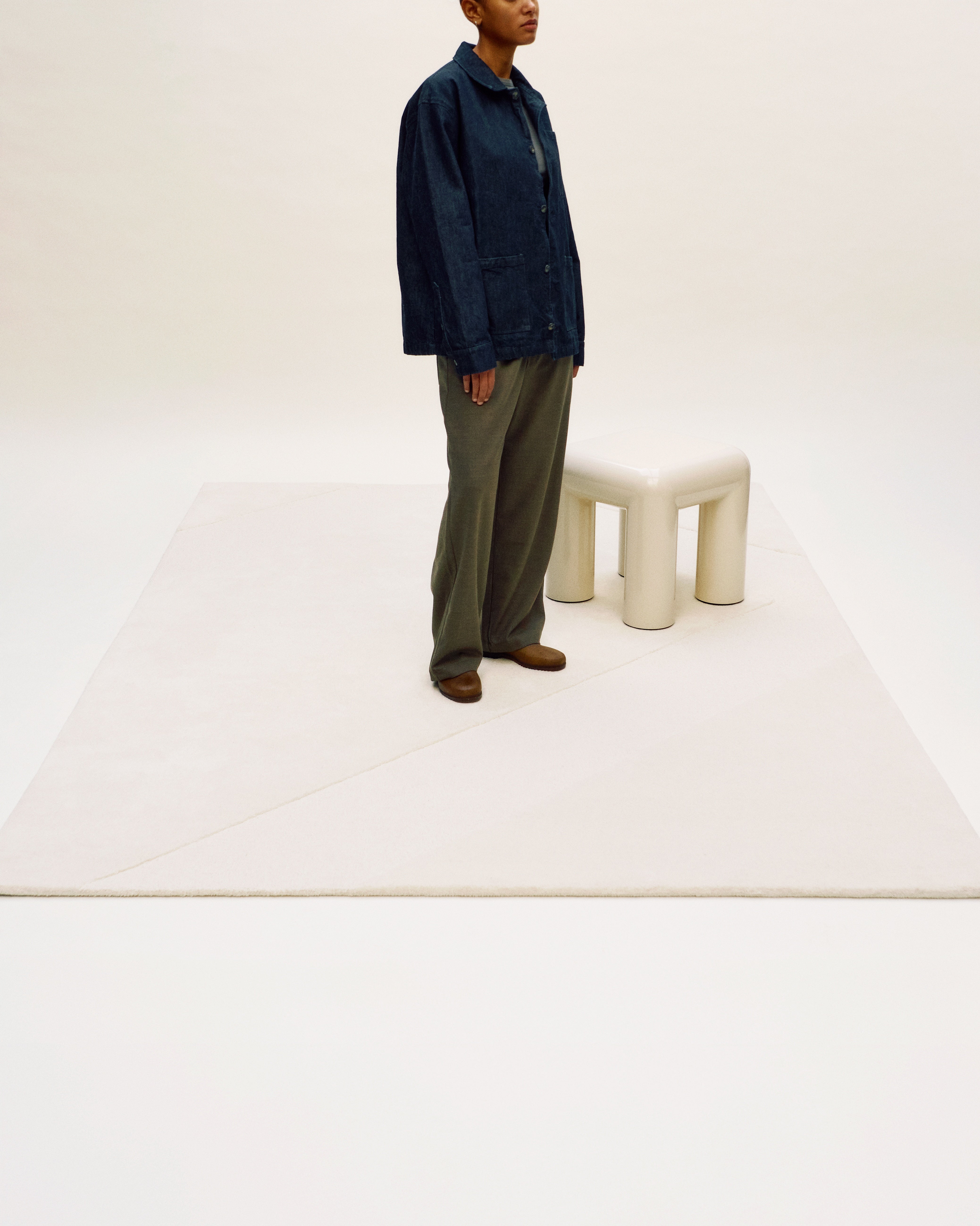 CUBIO Light Beige Side Table