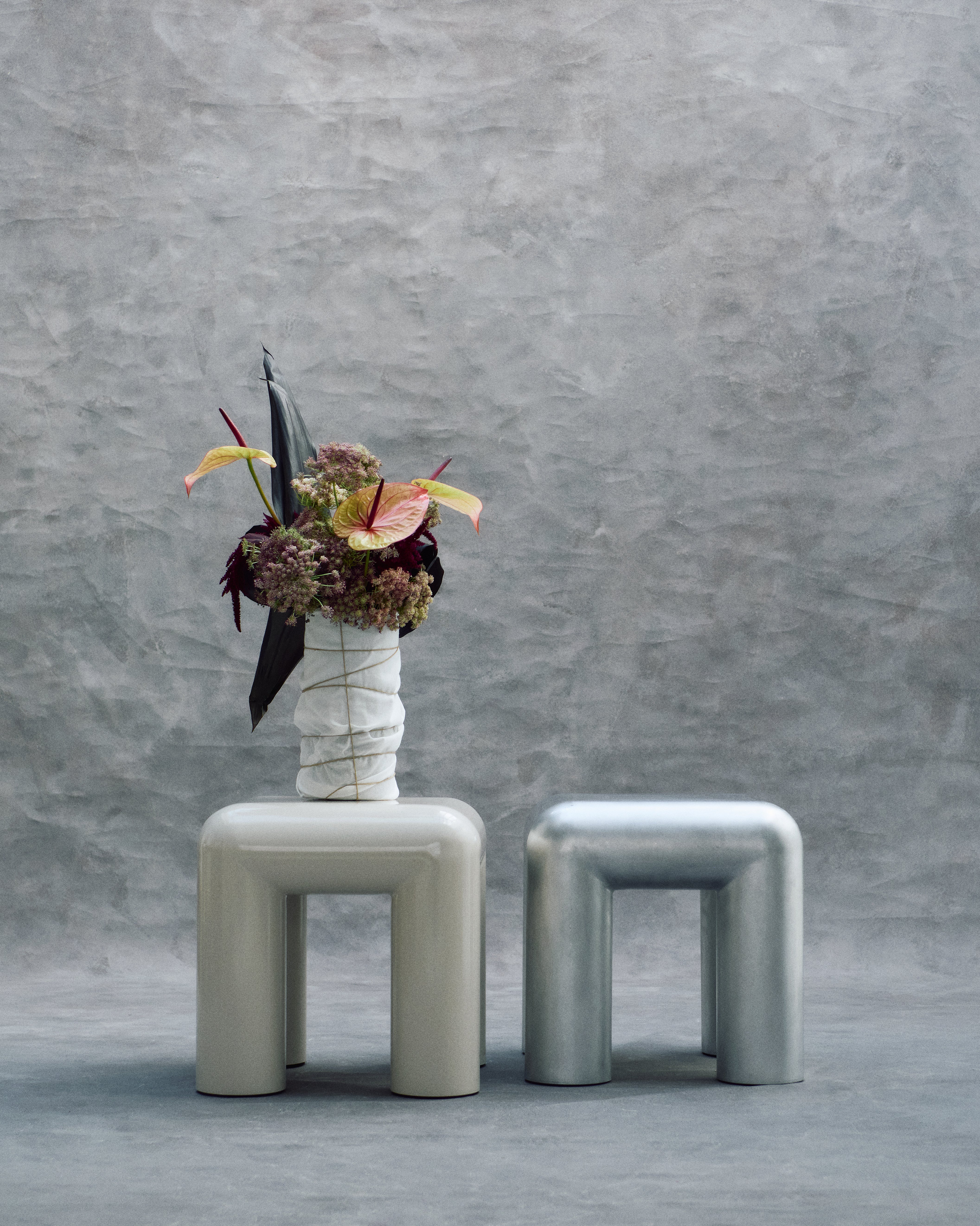 CUBIO Light Beige Side Table