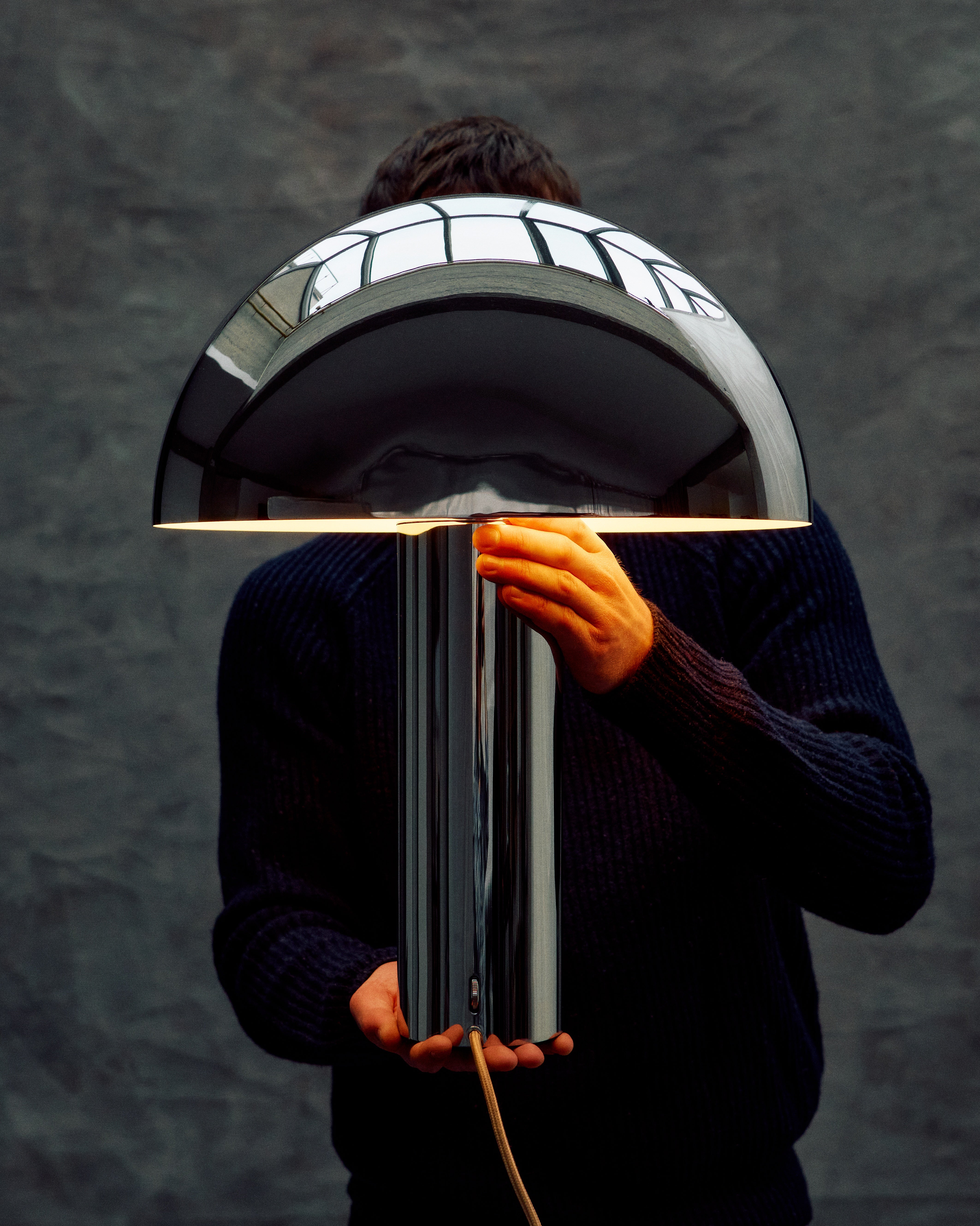 Tischlampe AGLOW Nickel