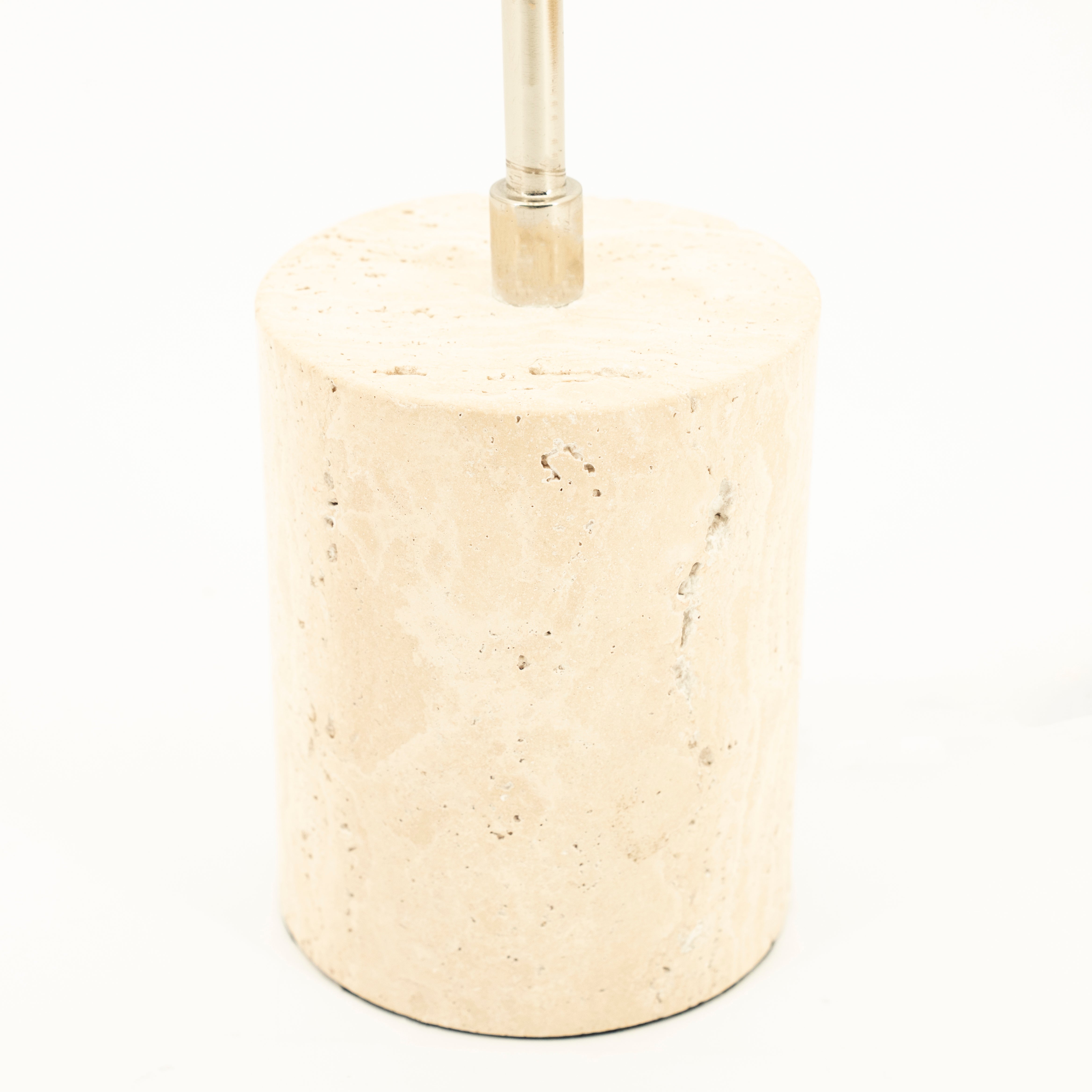 Tischlampe LUMINA beige Marmor