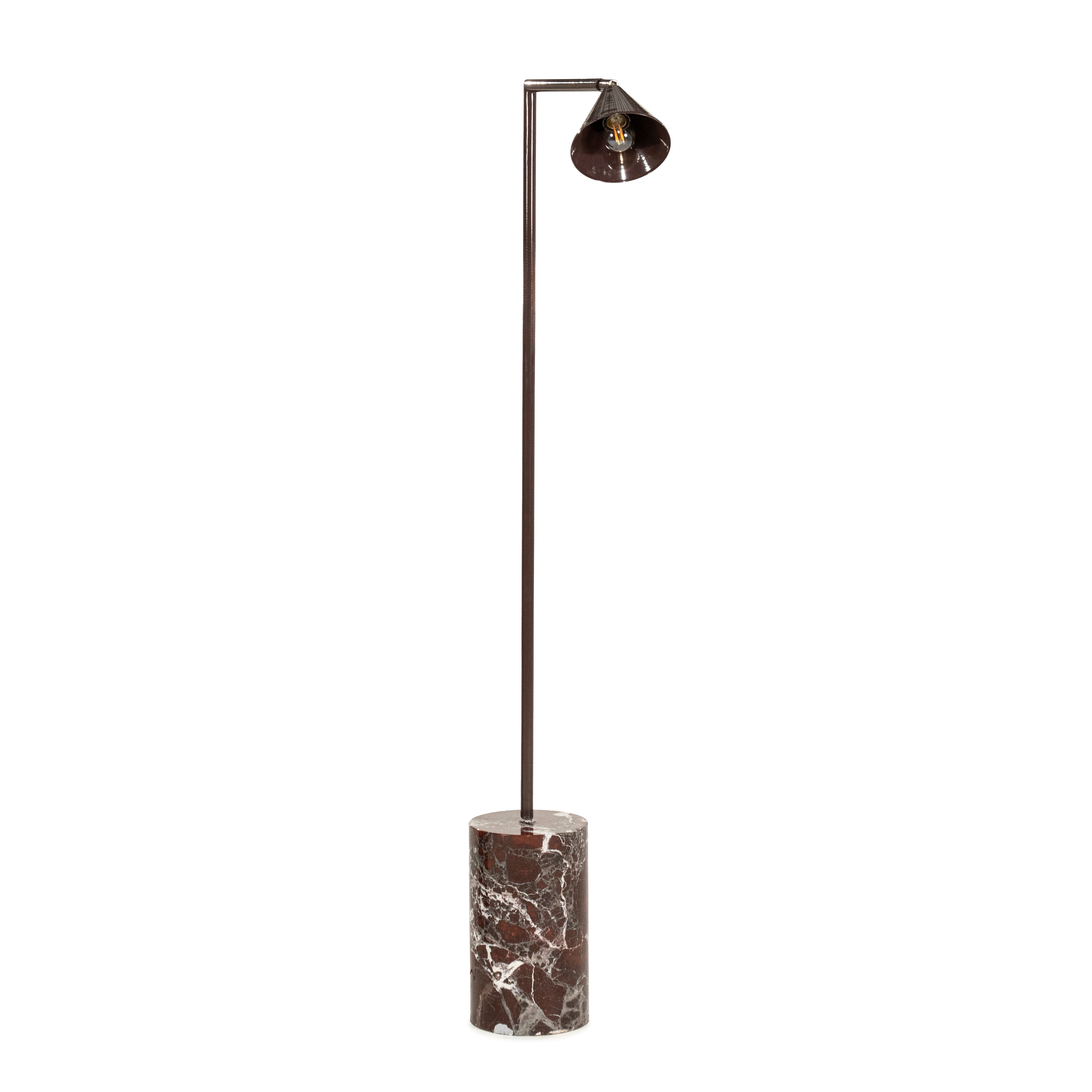 LUMINA Floor Lamp Brown Marble