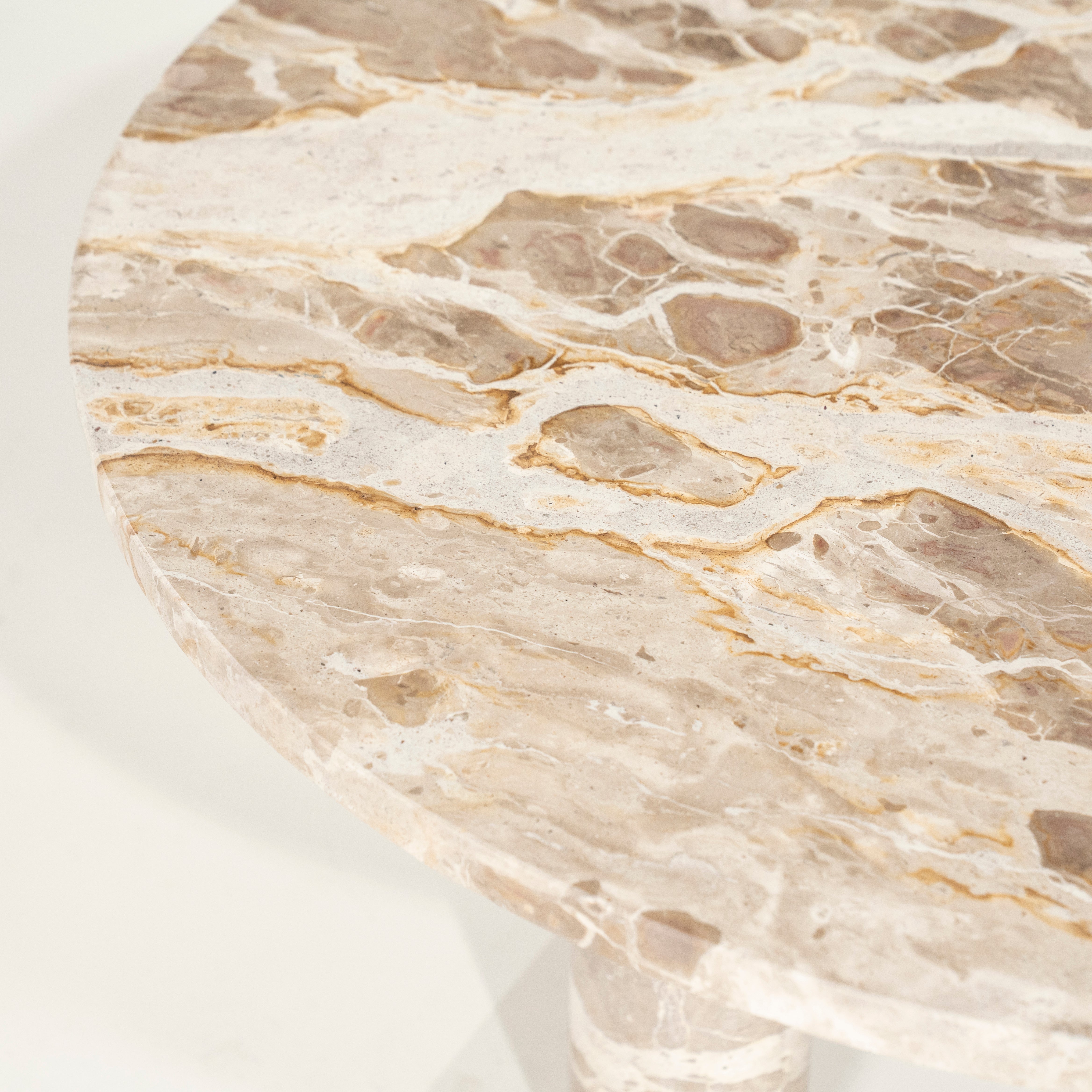 MARMO beige marble coffee table