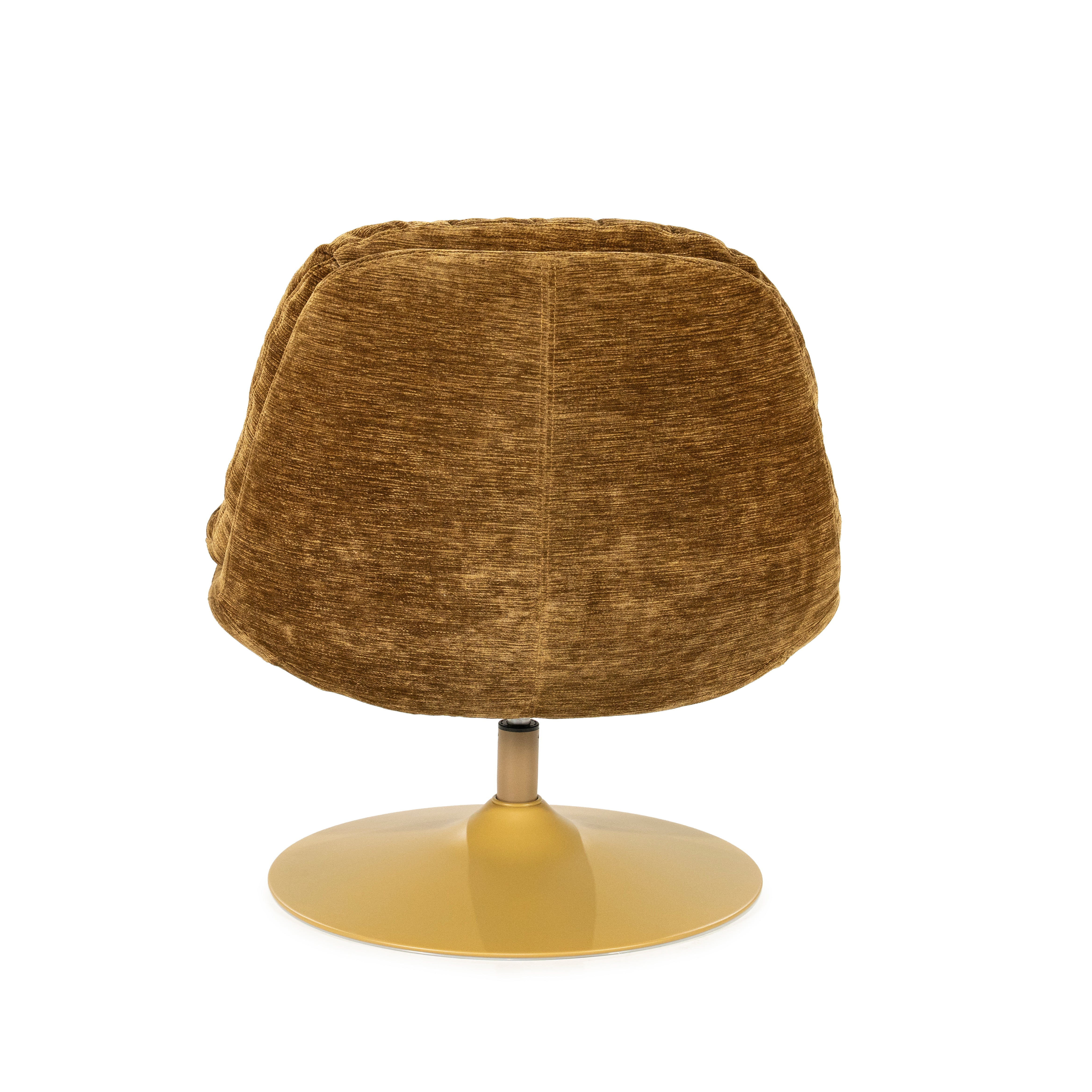 Draaistoel TROMBA mosterdkleurig