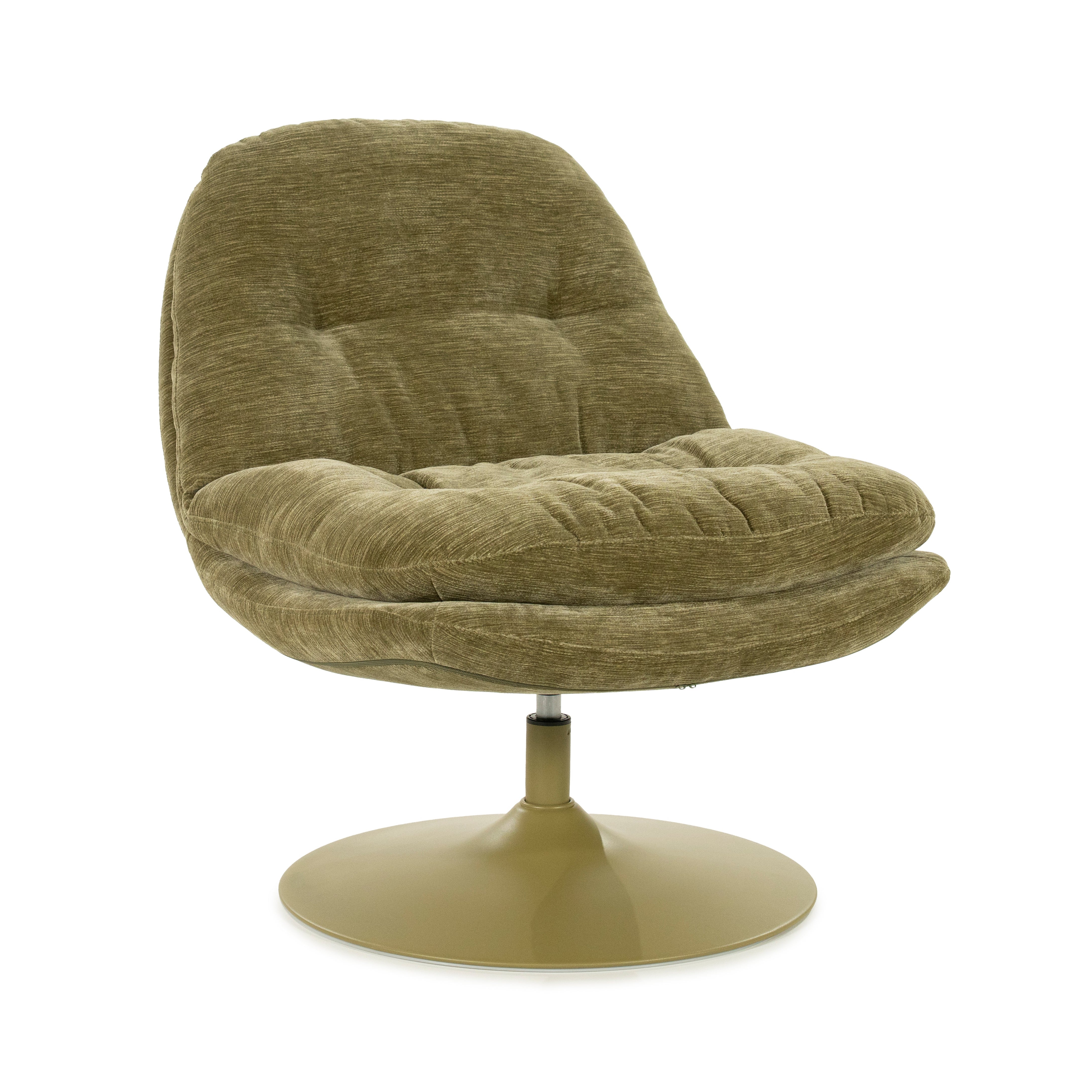 TROMBA Green Swivel Armchair